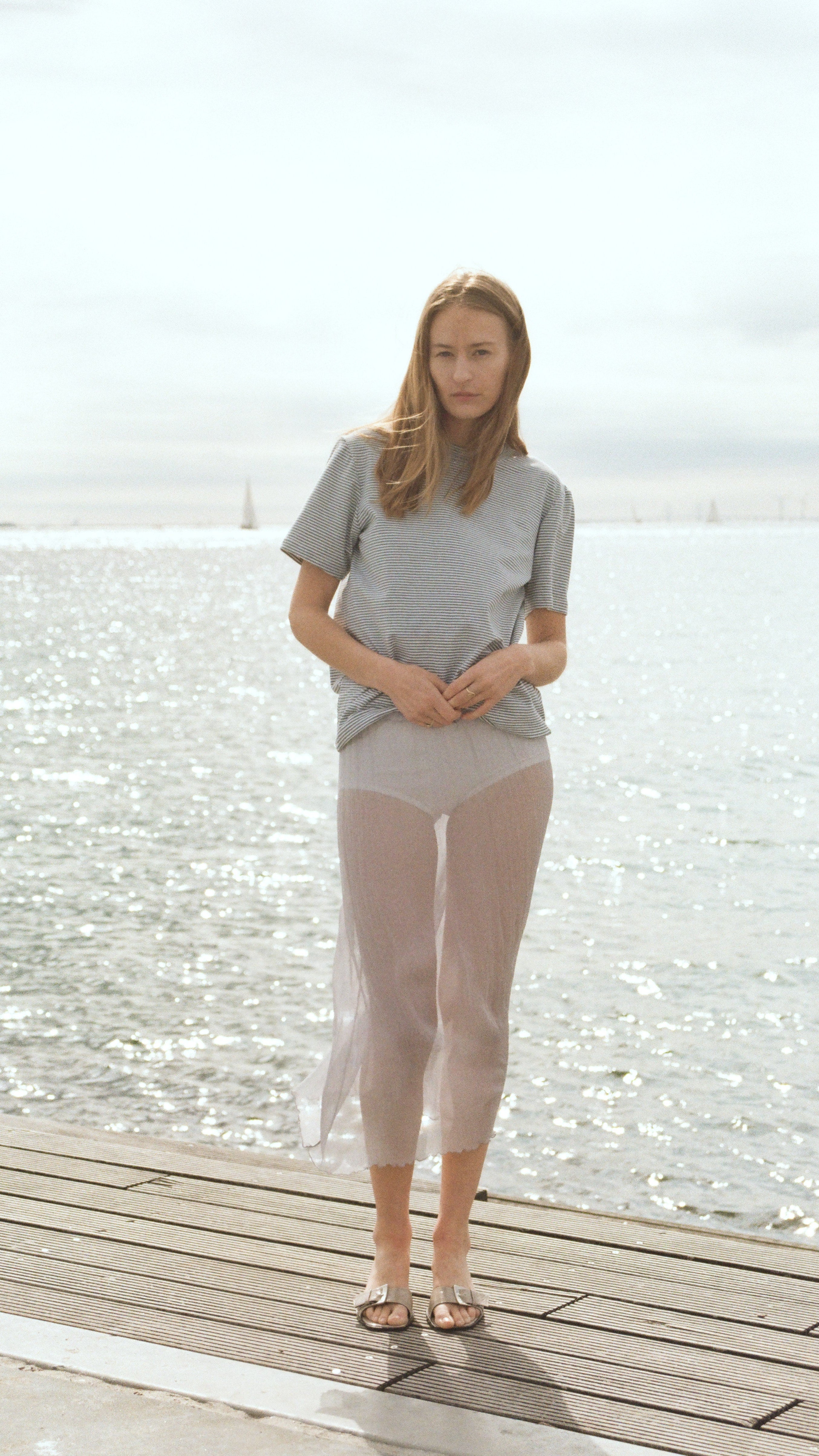 Cassie skirt in Crinkle silk