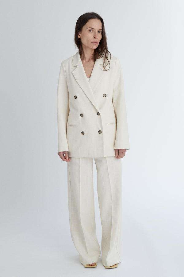 Sika Jacket - Cool Wool  - Off White