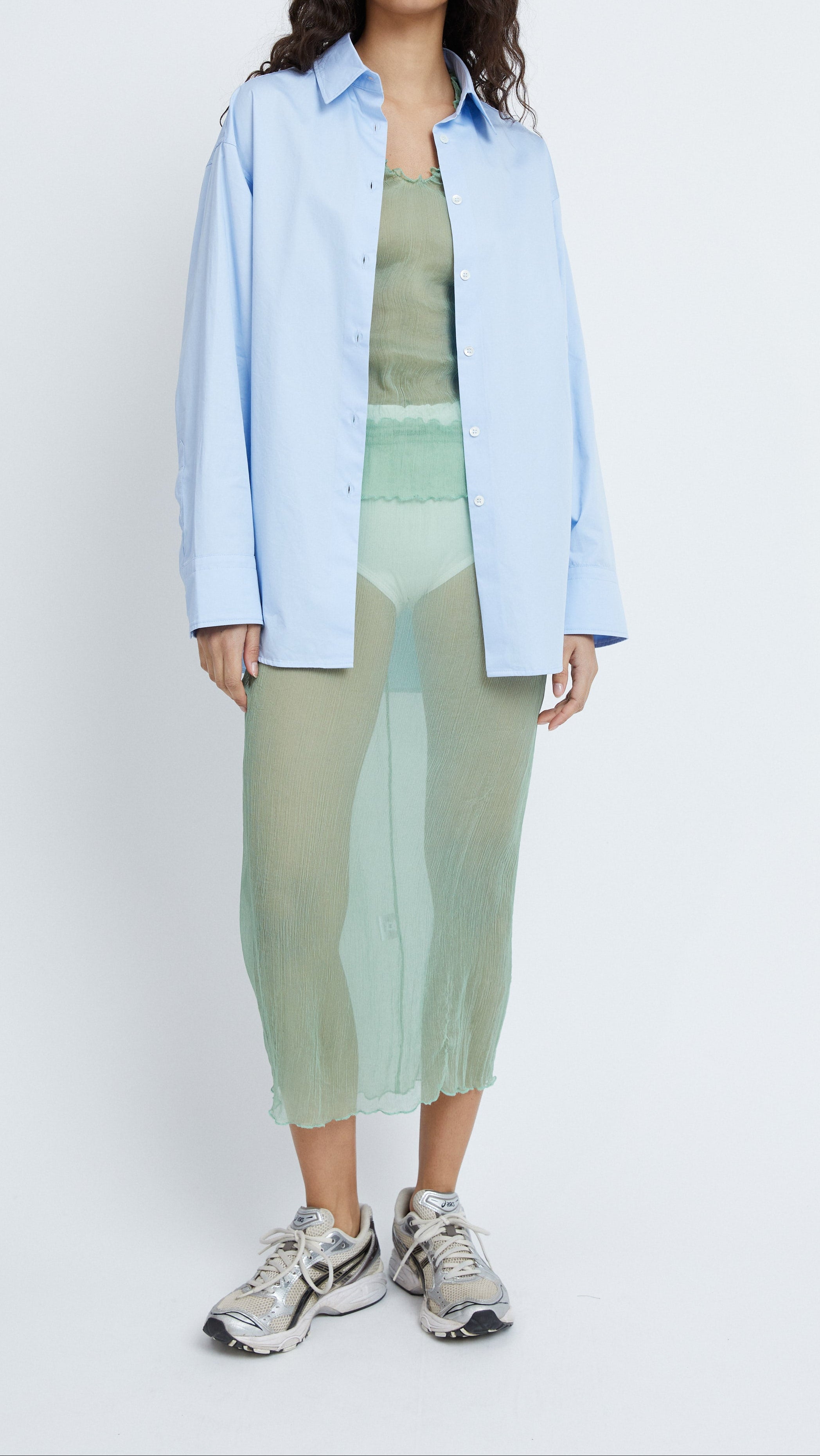Cassie skirt in Crinkle silk