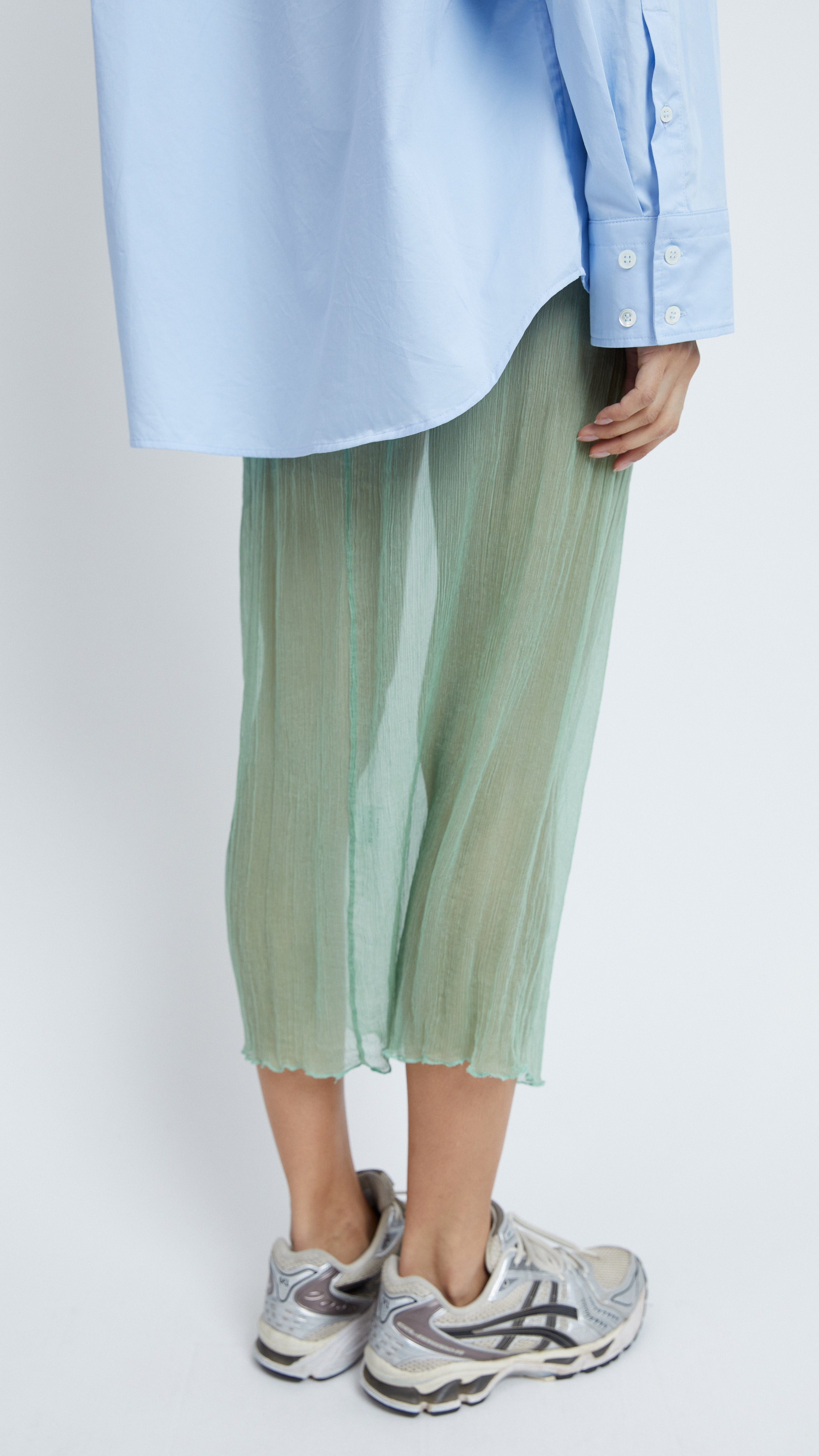 Cassie skirt in Crinkle silk