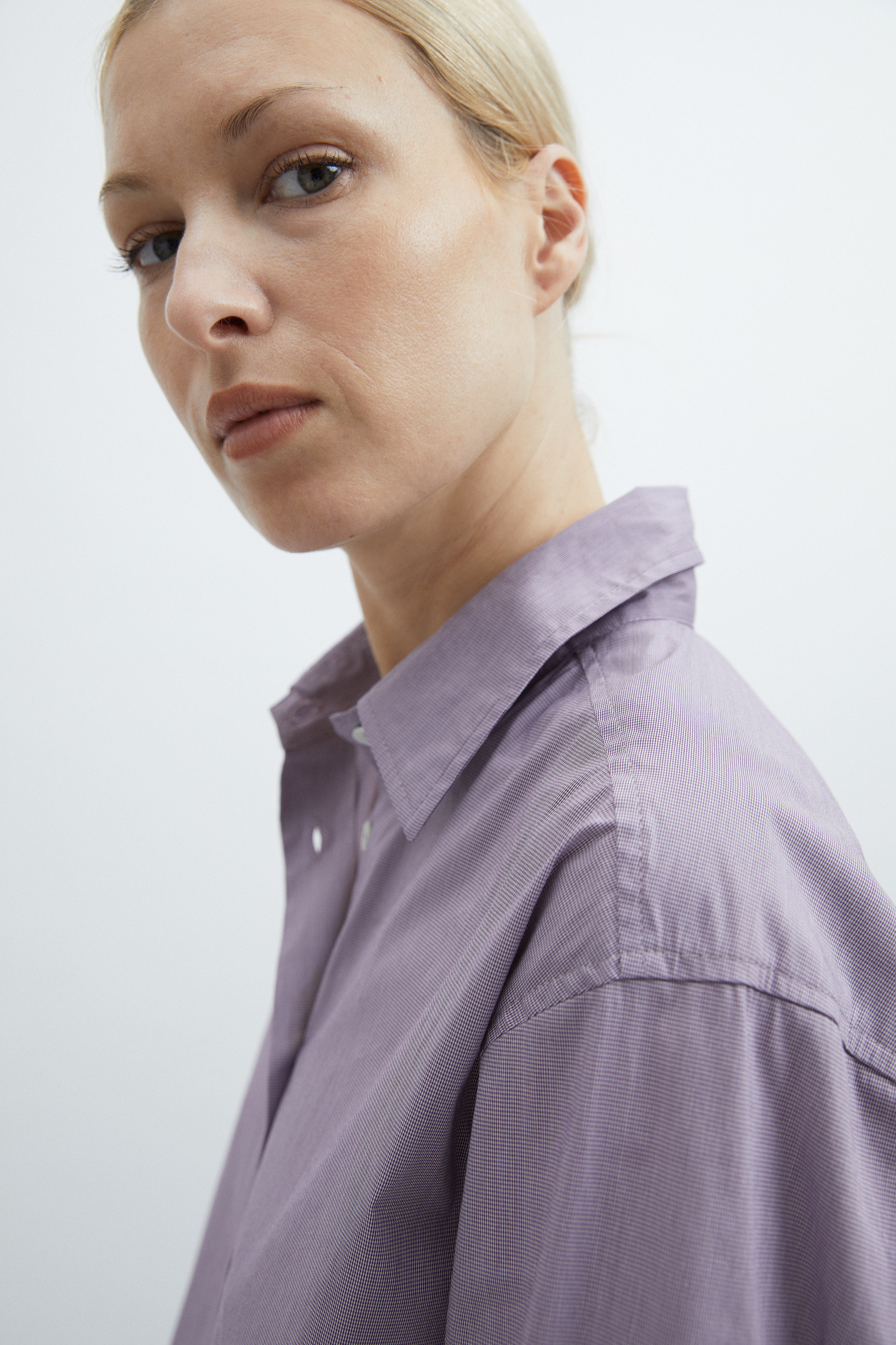 Selda shirt in Petite check