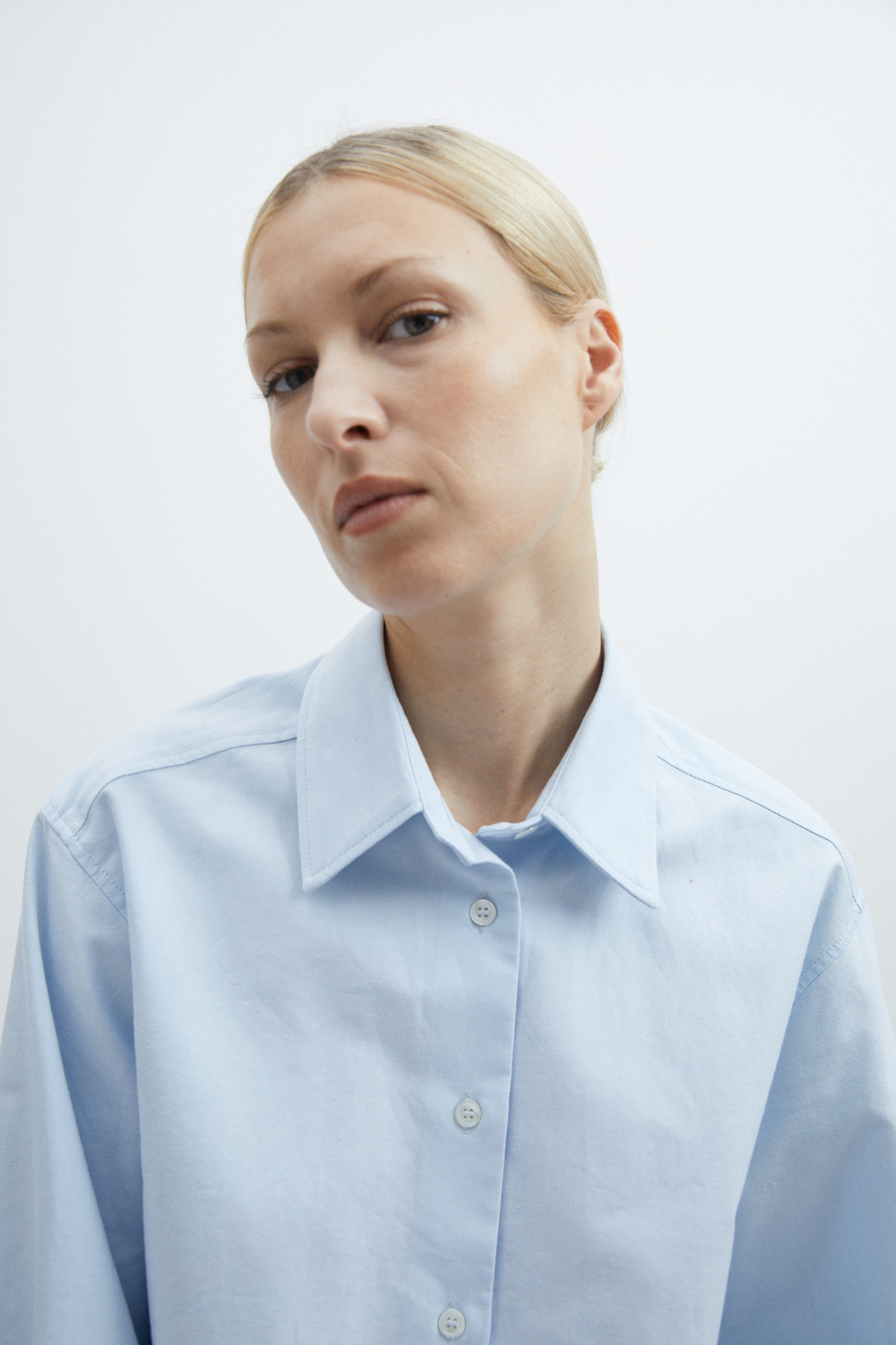 Selda Shirt in Blue oxford