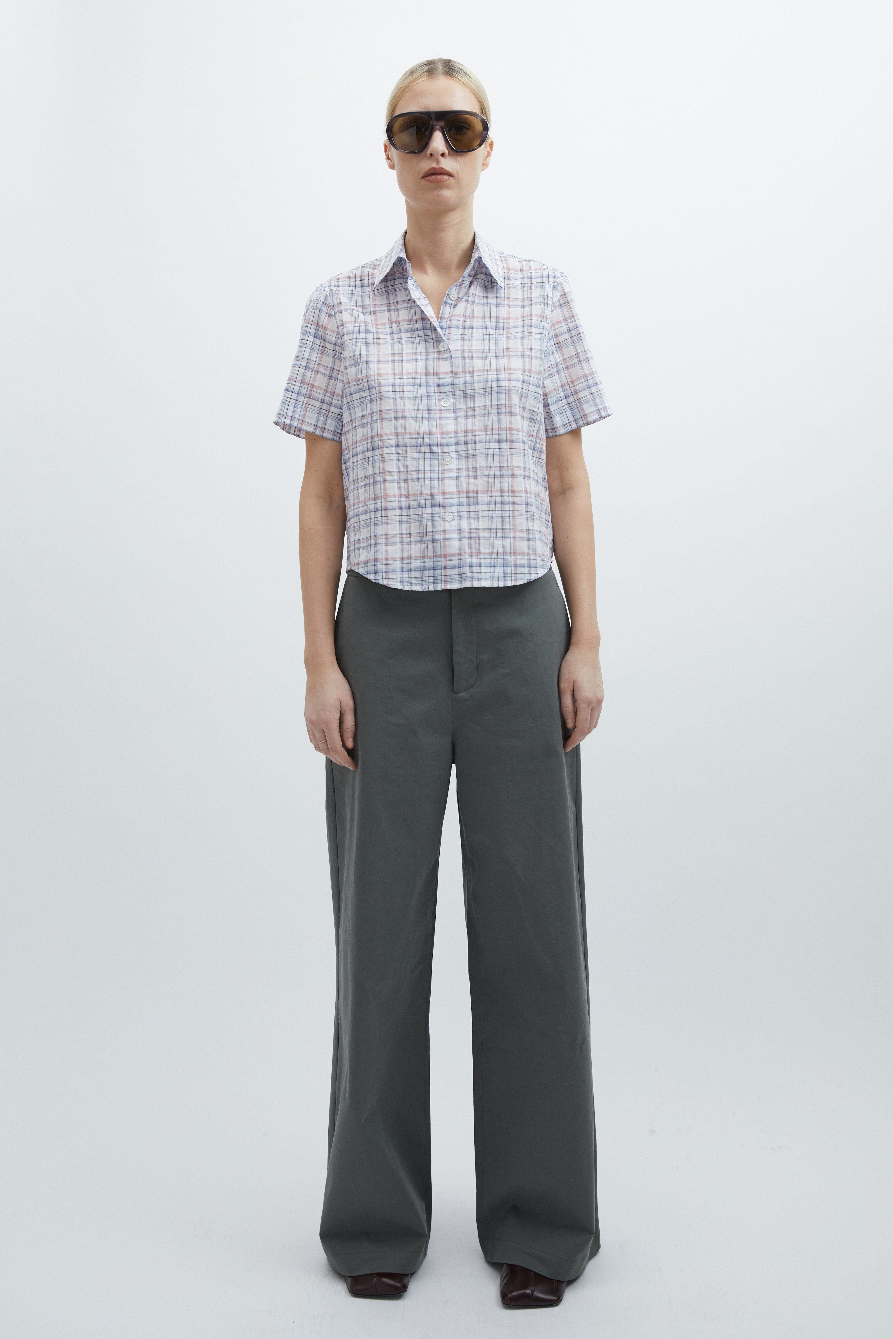 Bella shirt in Vintage check