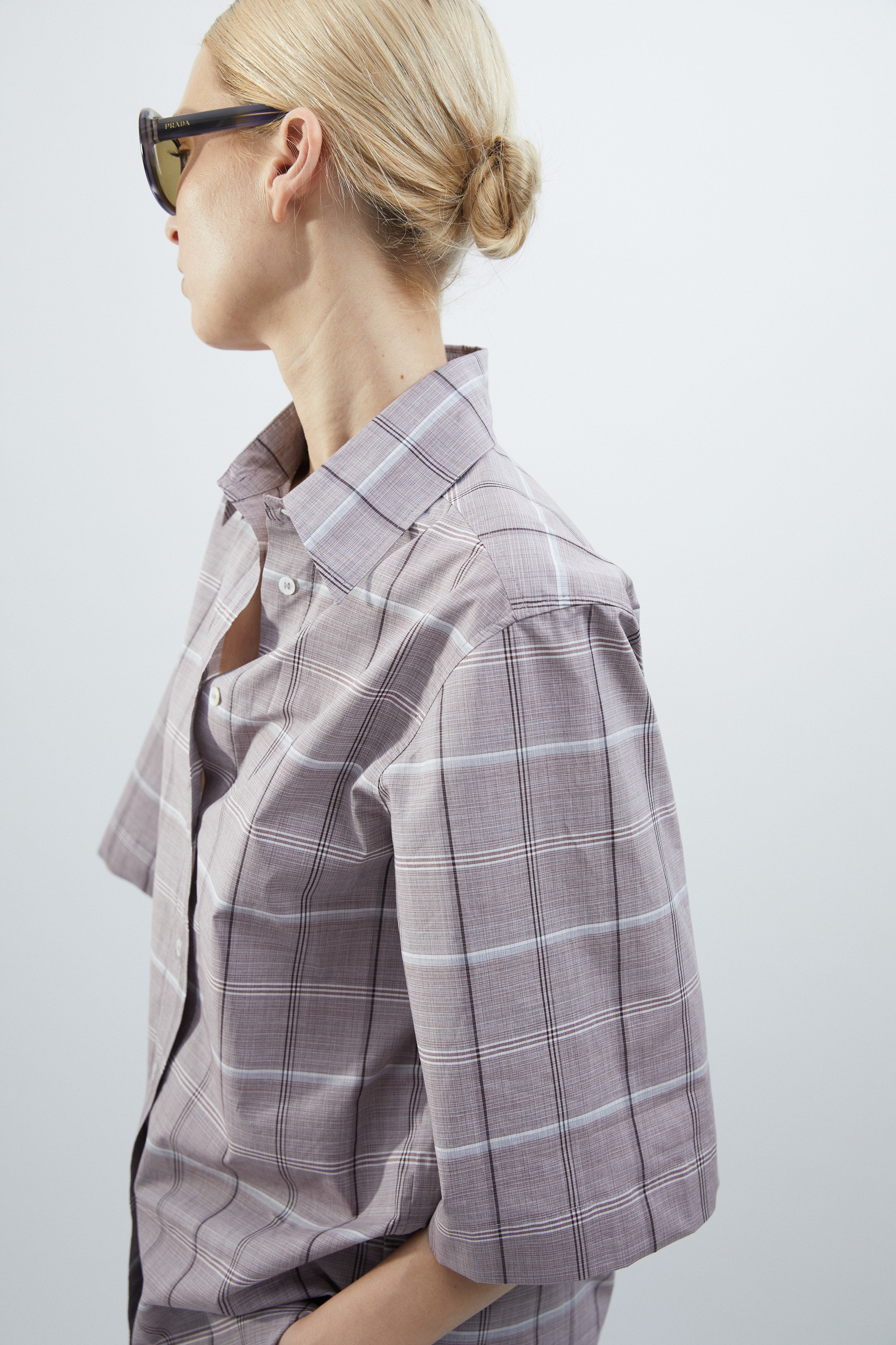 Emma shirt in Big check mauve