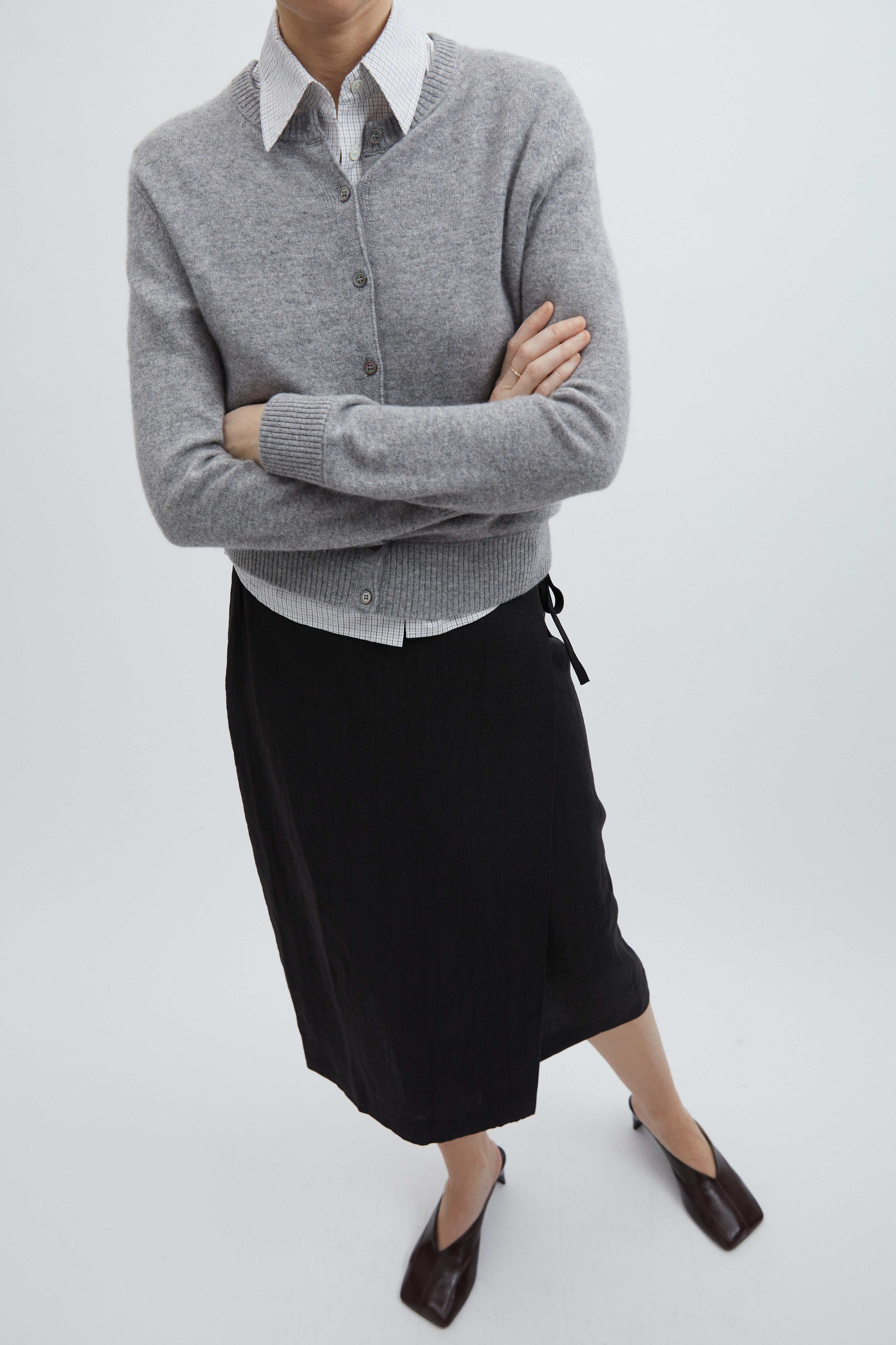 Coco cardigan in Uniform grey