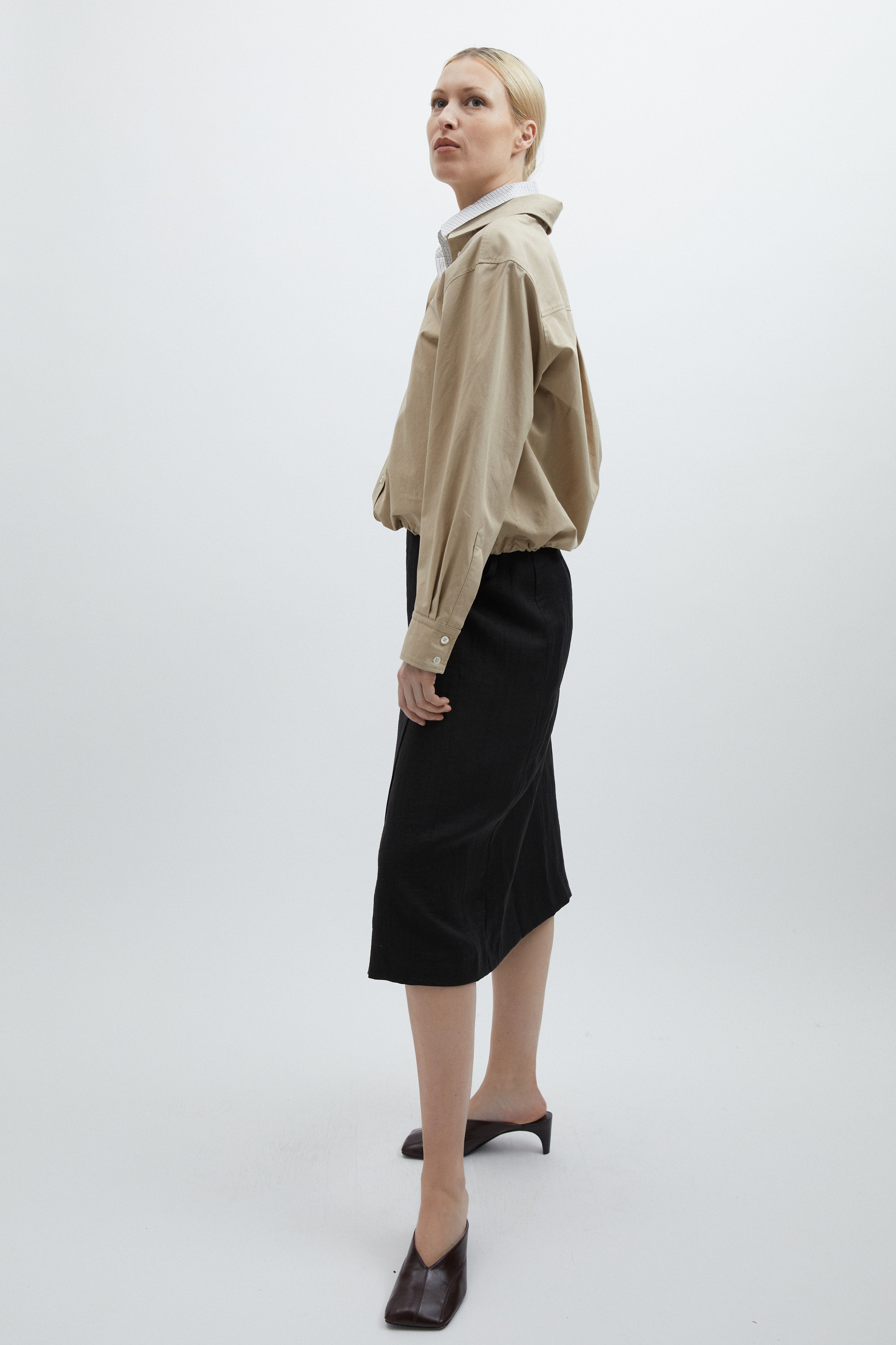 Uma shirt in Torino sand