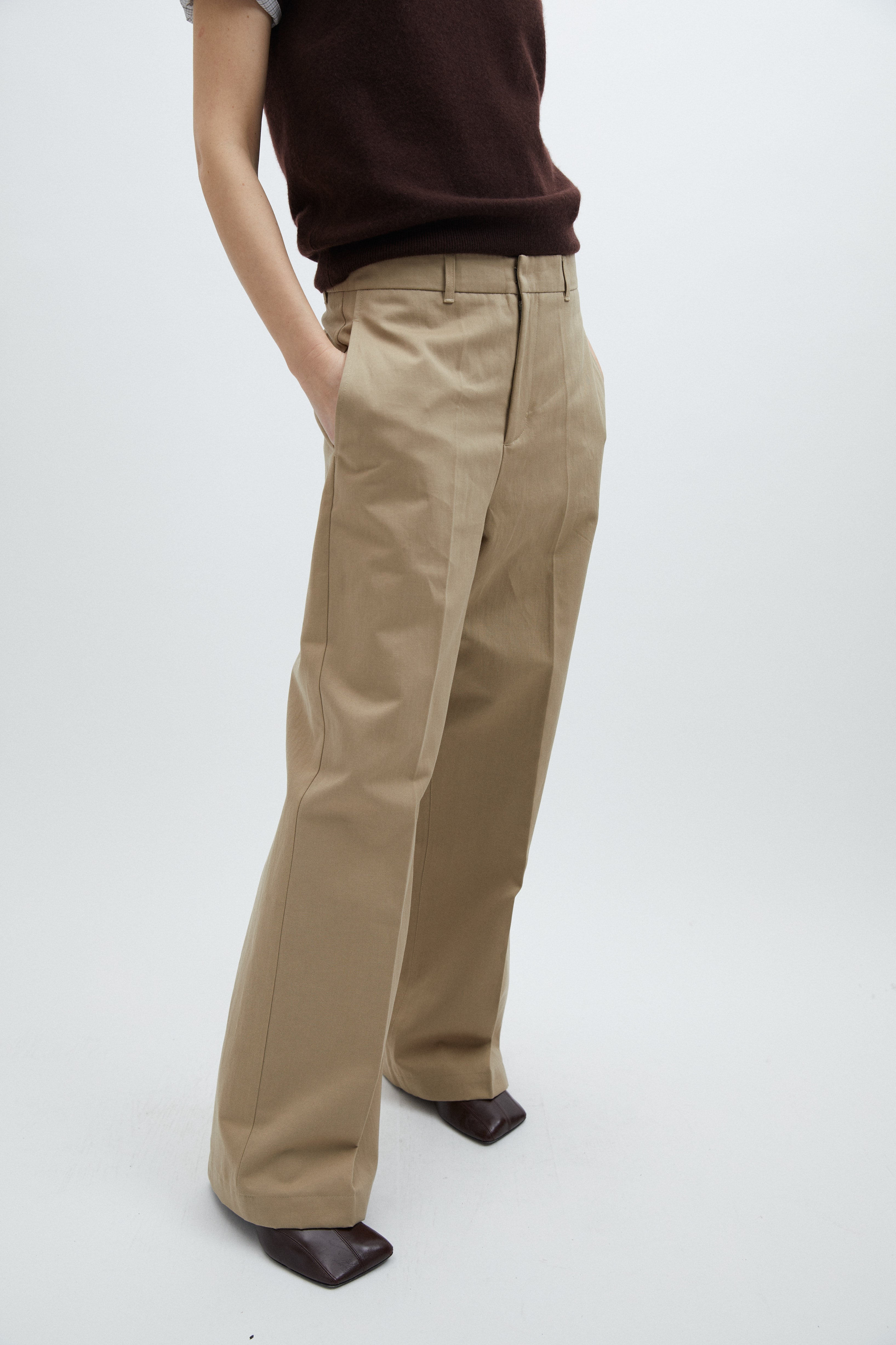 Billie knit in Peruvian brown