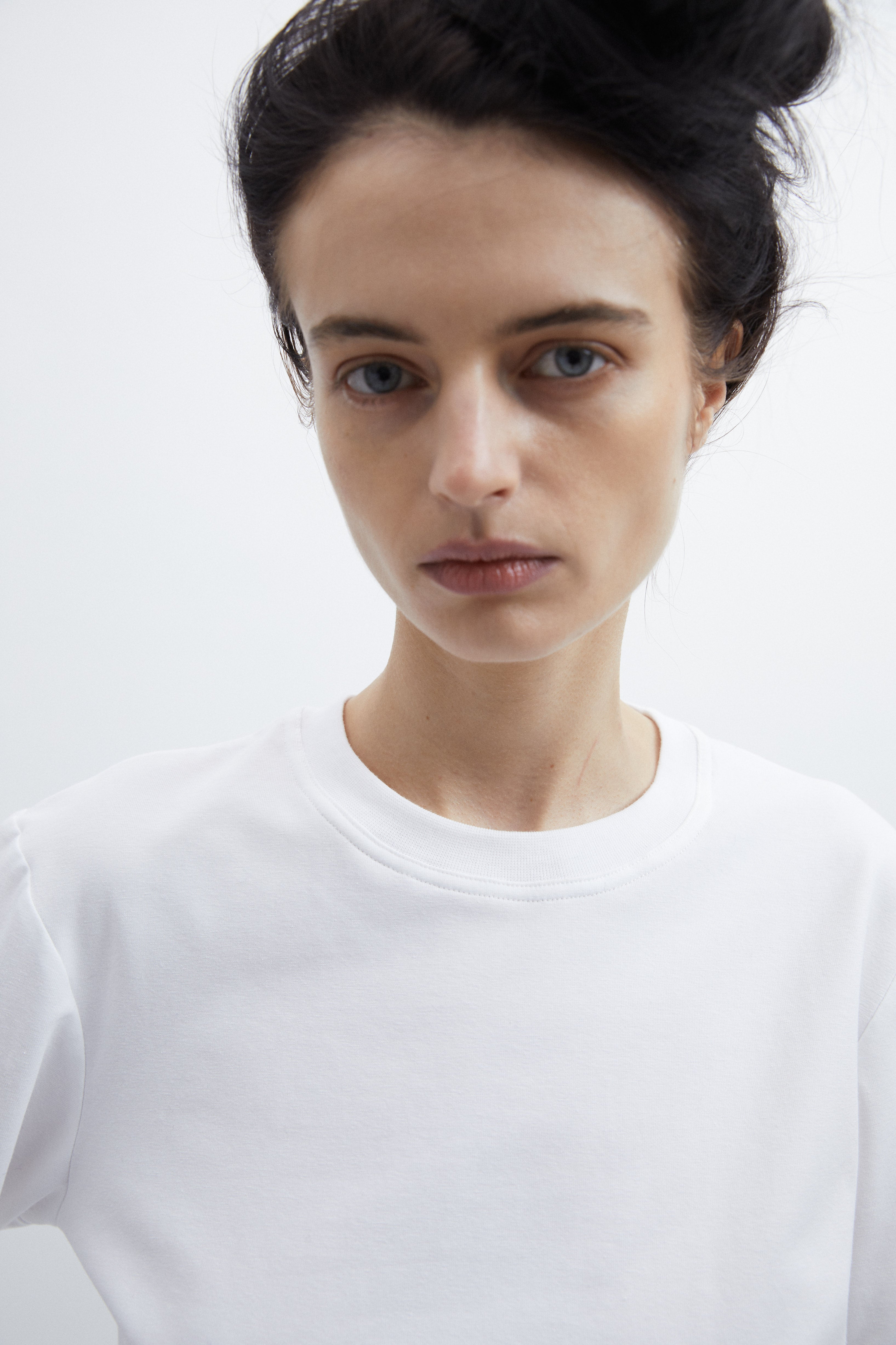 Lærke t-shirt in White cotton