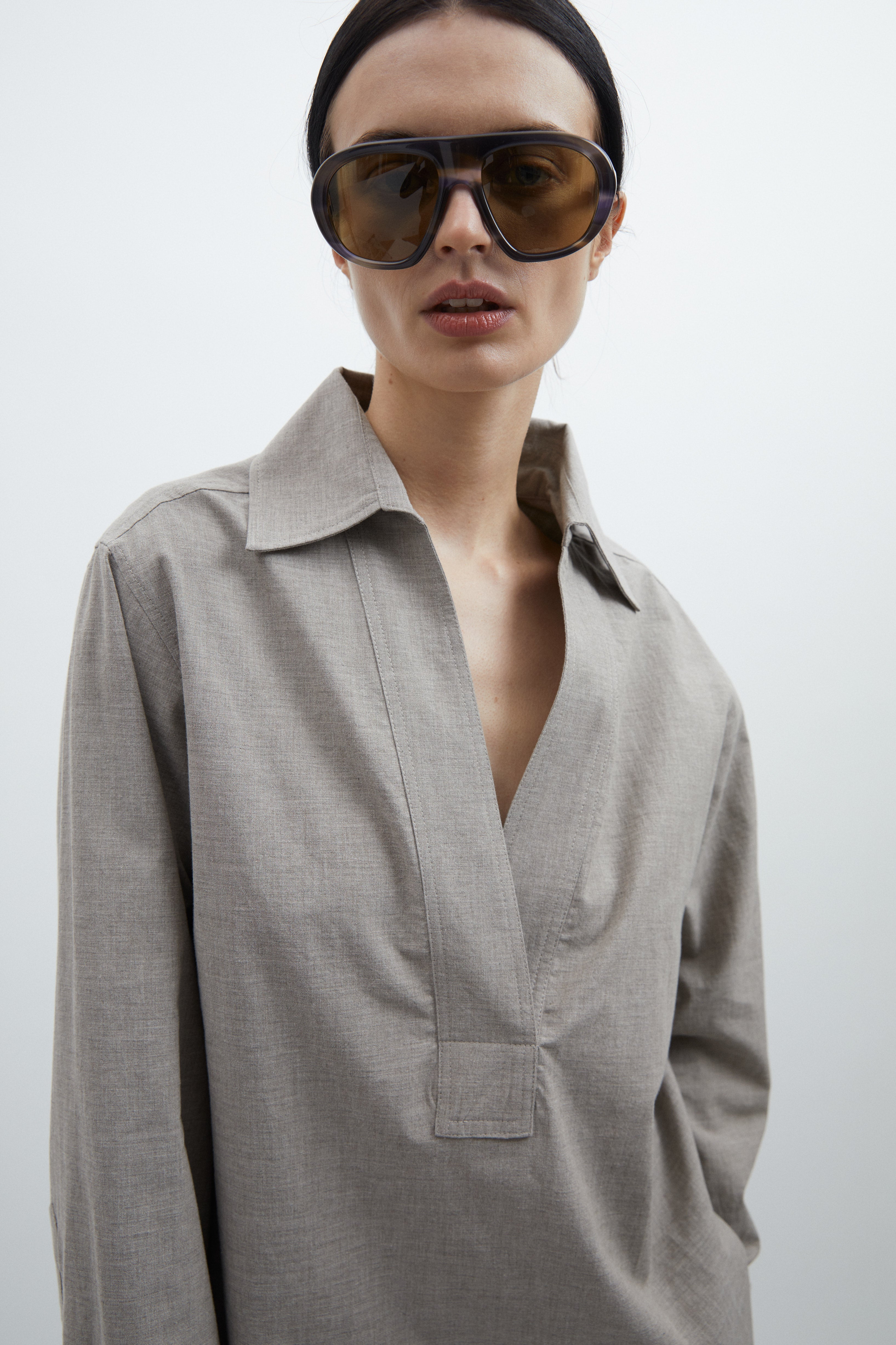 Nana shirt in Nature melange