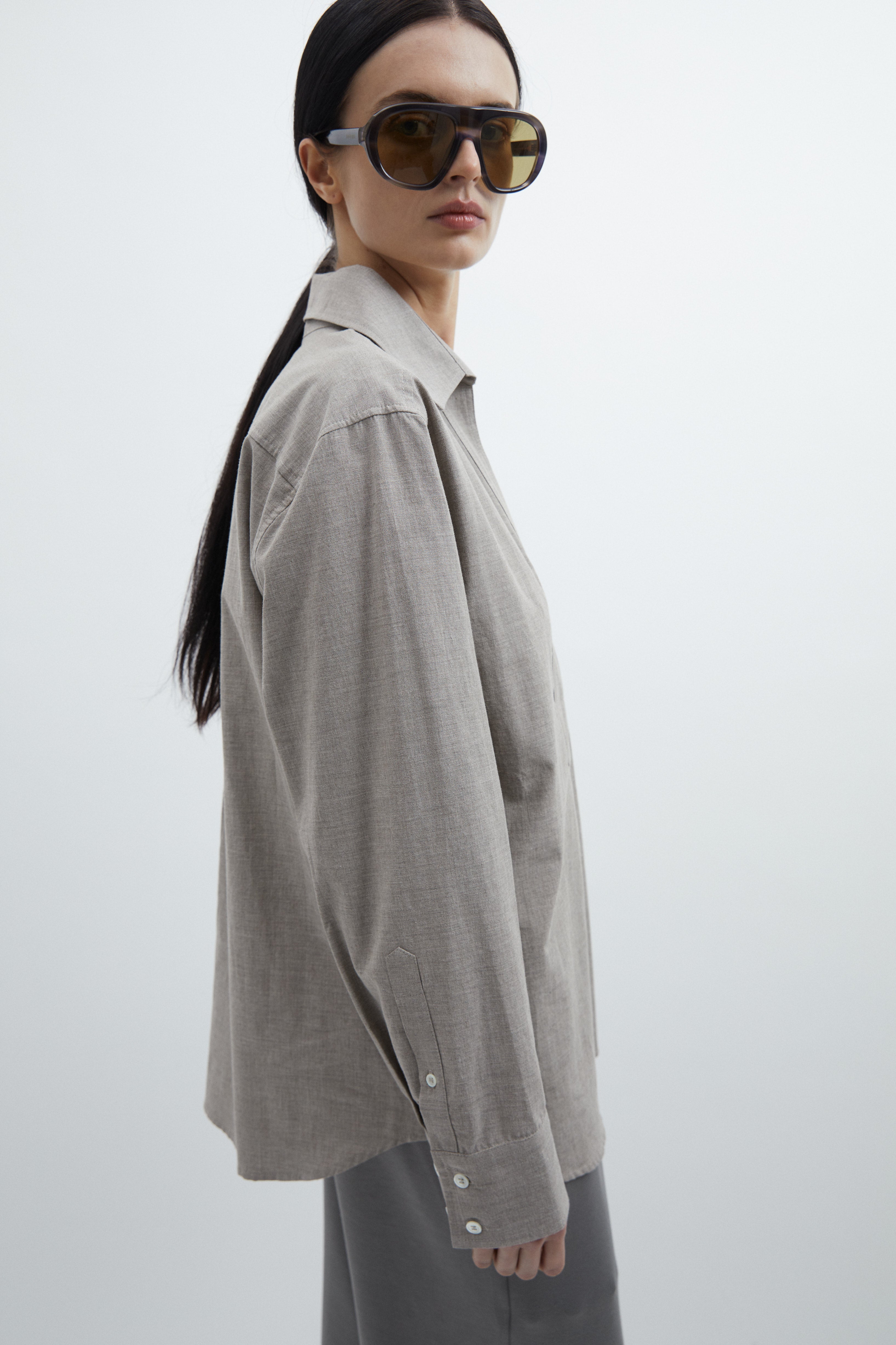 Nana shirt in Nature melange