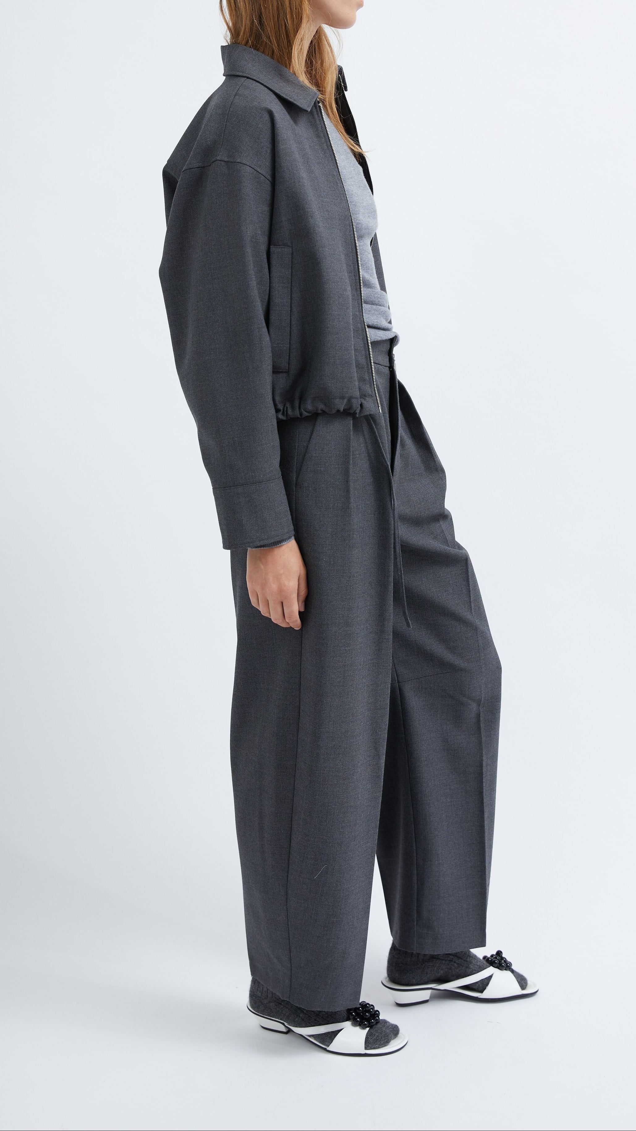 Hope jacket in Uniform grey