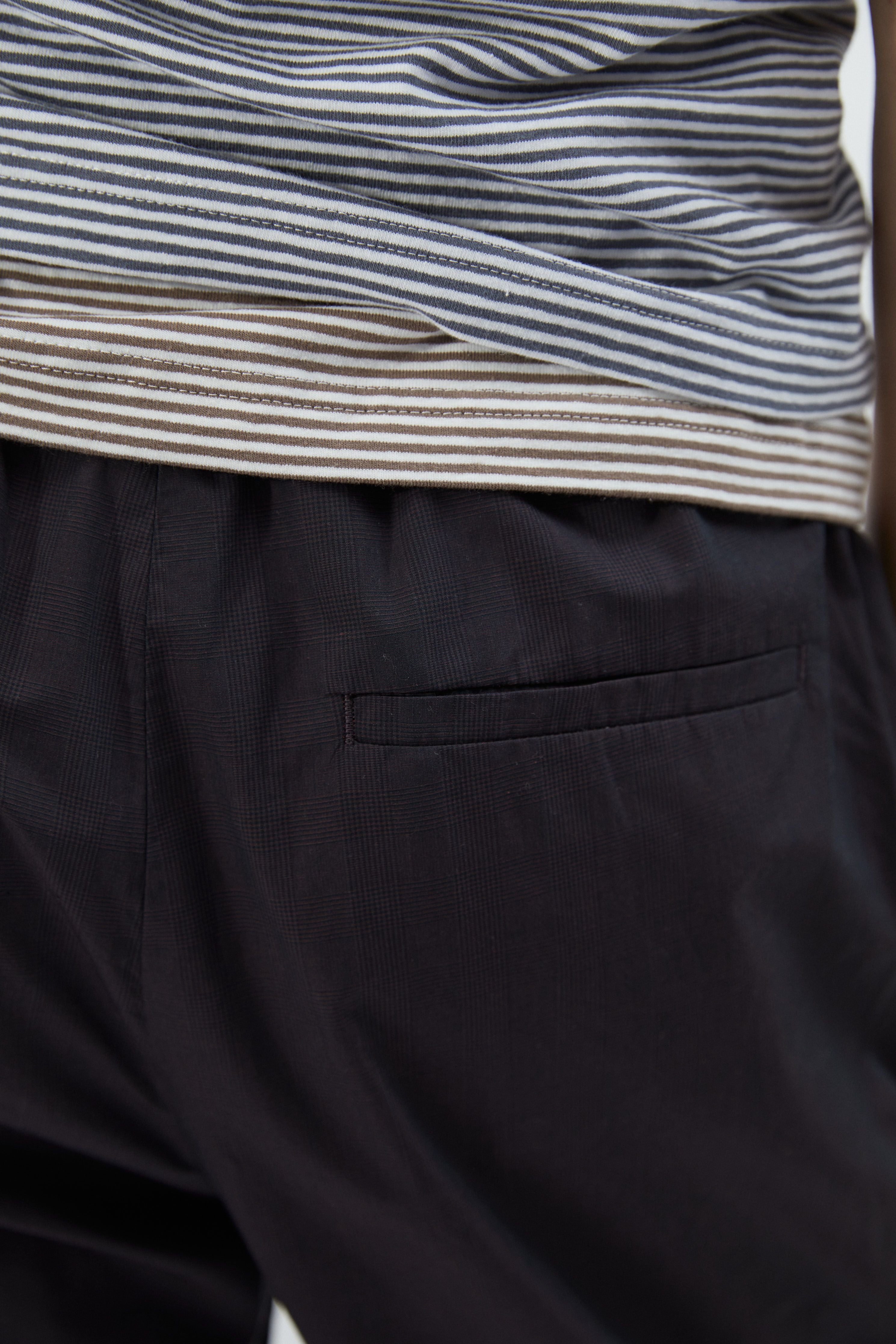 Smilla t-shirt in Camel stripe