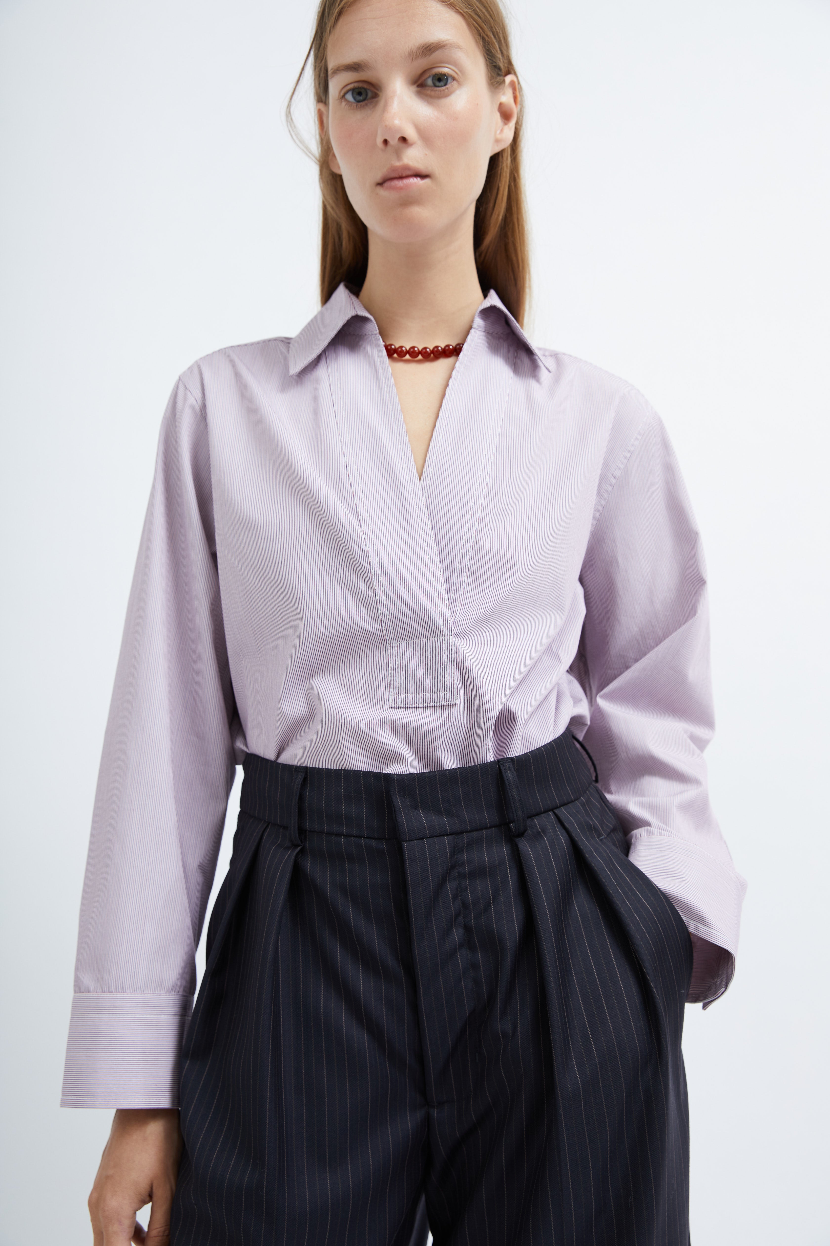 Nana shirt in Petite stripe