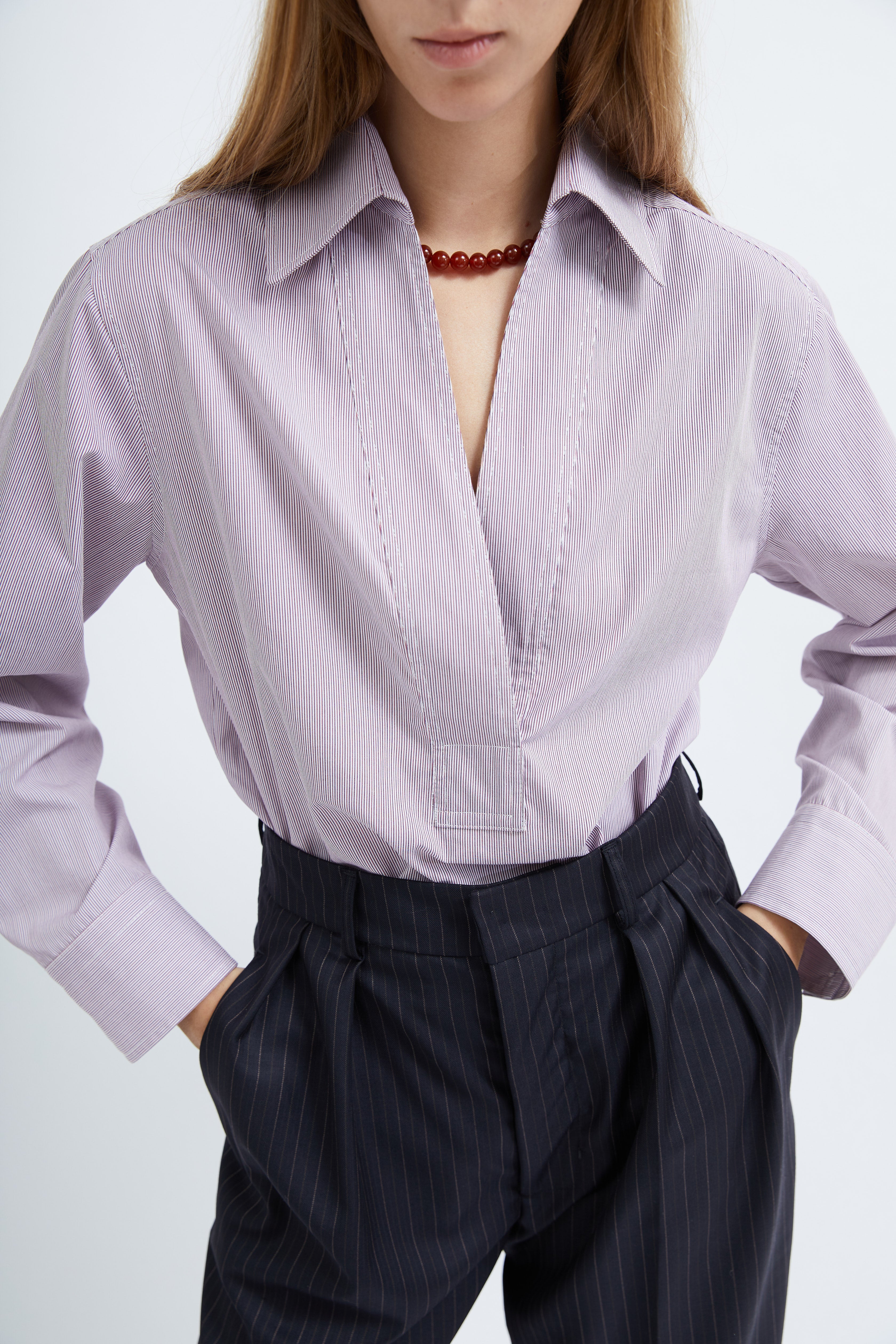 Nana shirt in Petite stripe