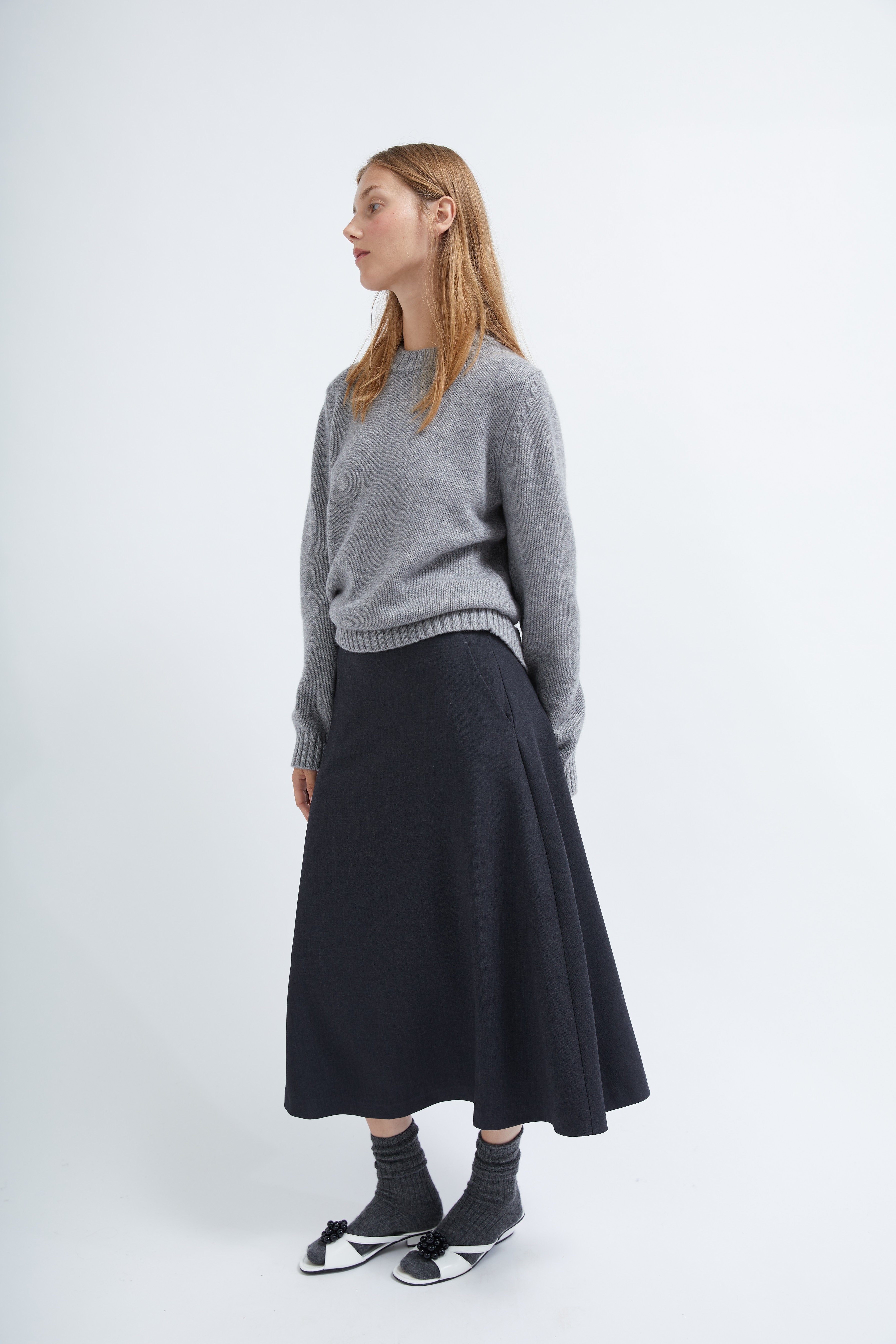 Cindy skirt in Dark grey