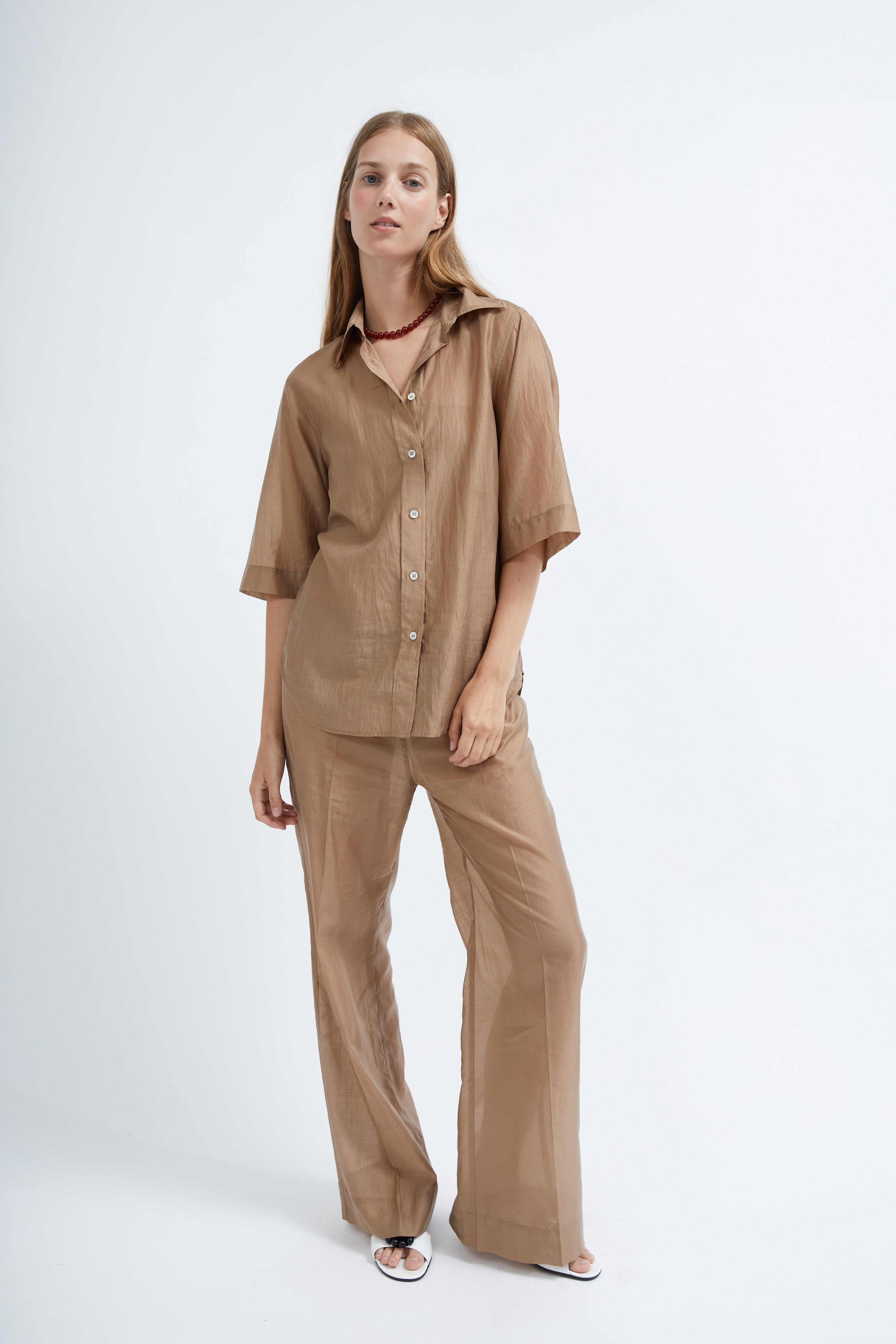 Emma shirt in Camel