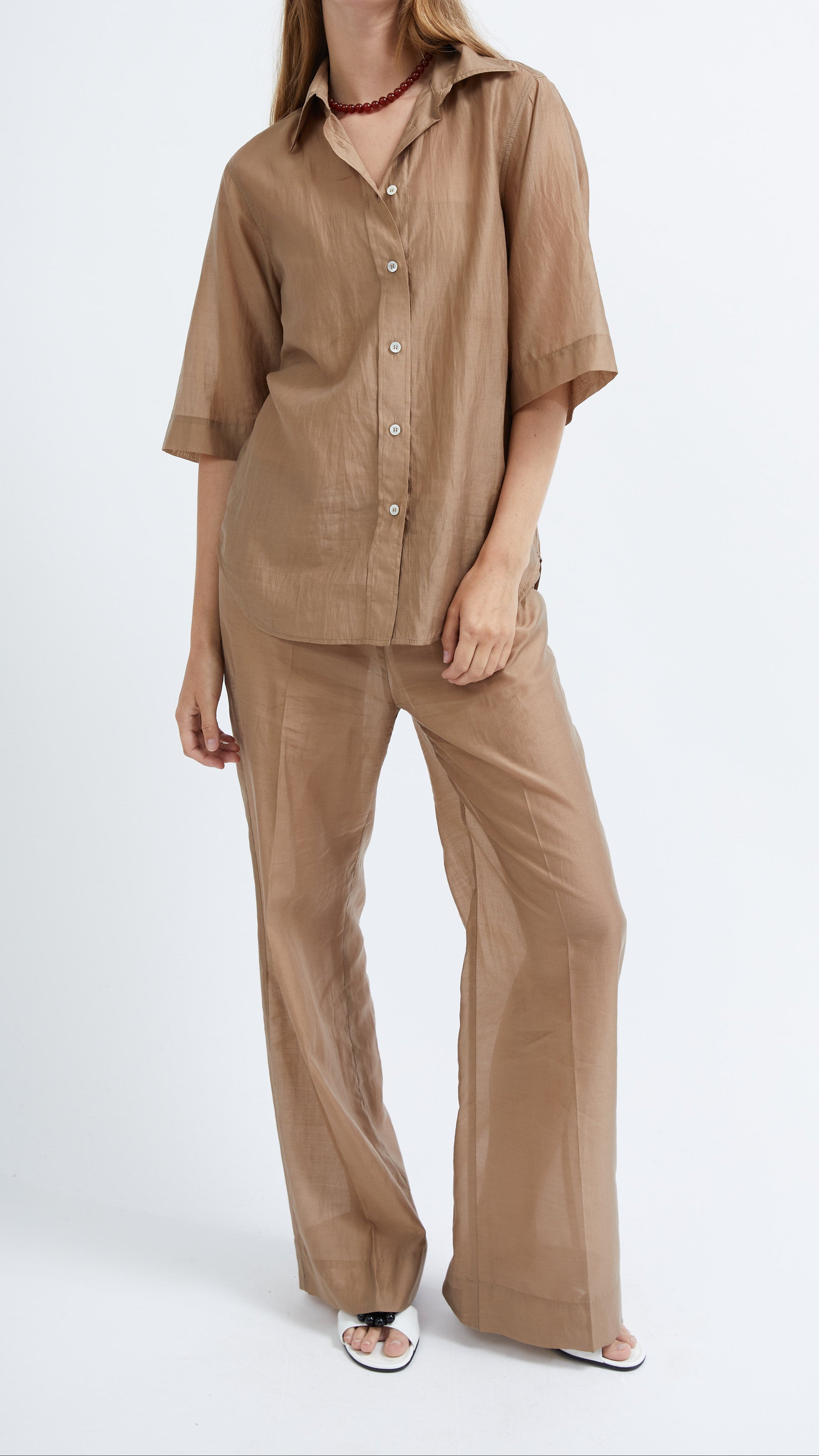 Emma shirt in Camel