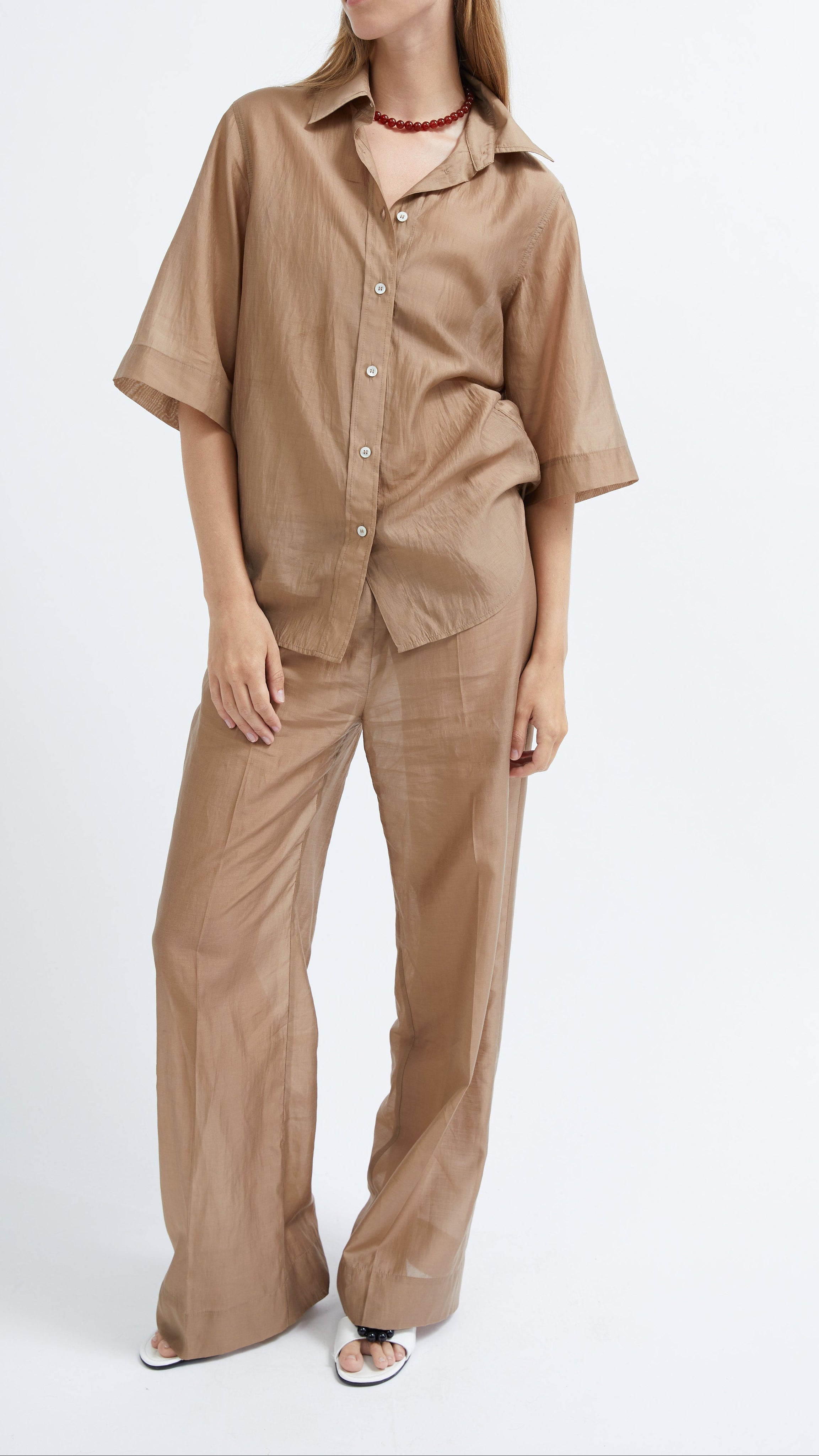 Emma shirt in Camel