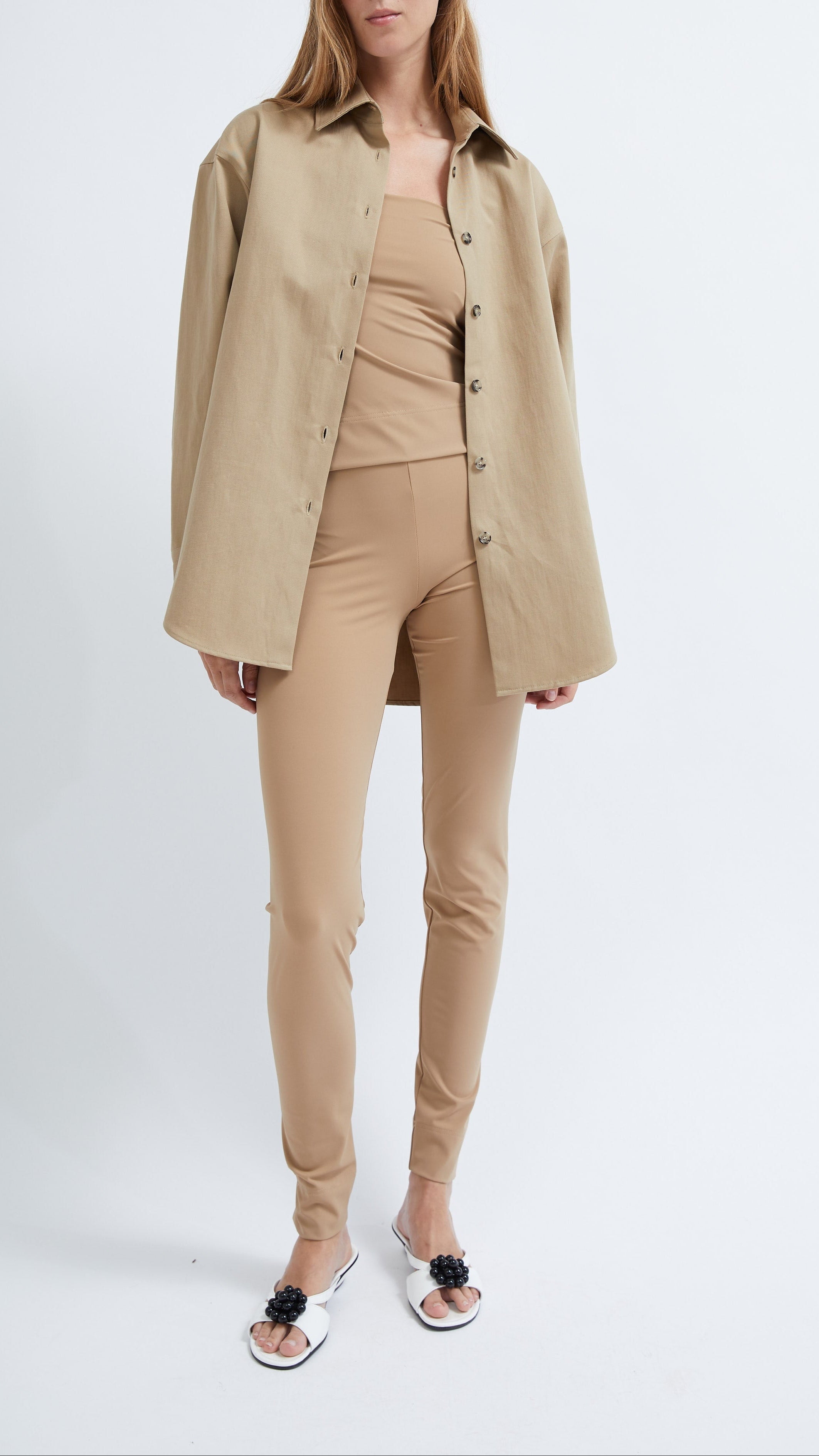 Vika top in Camel