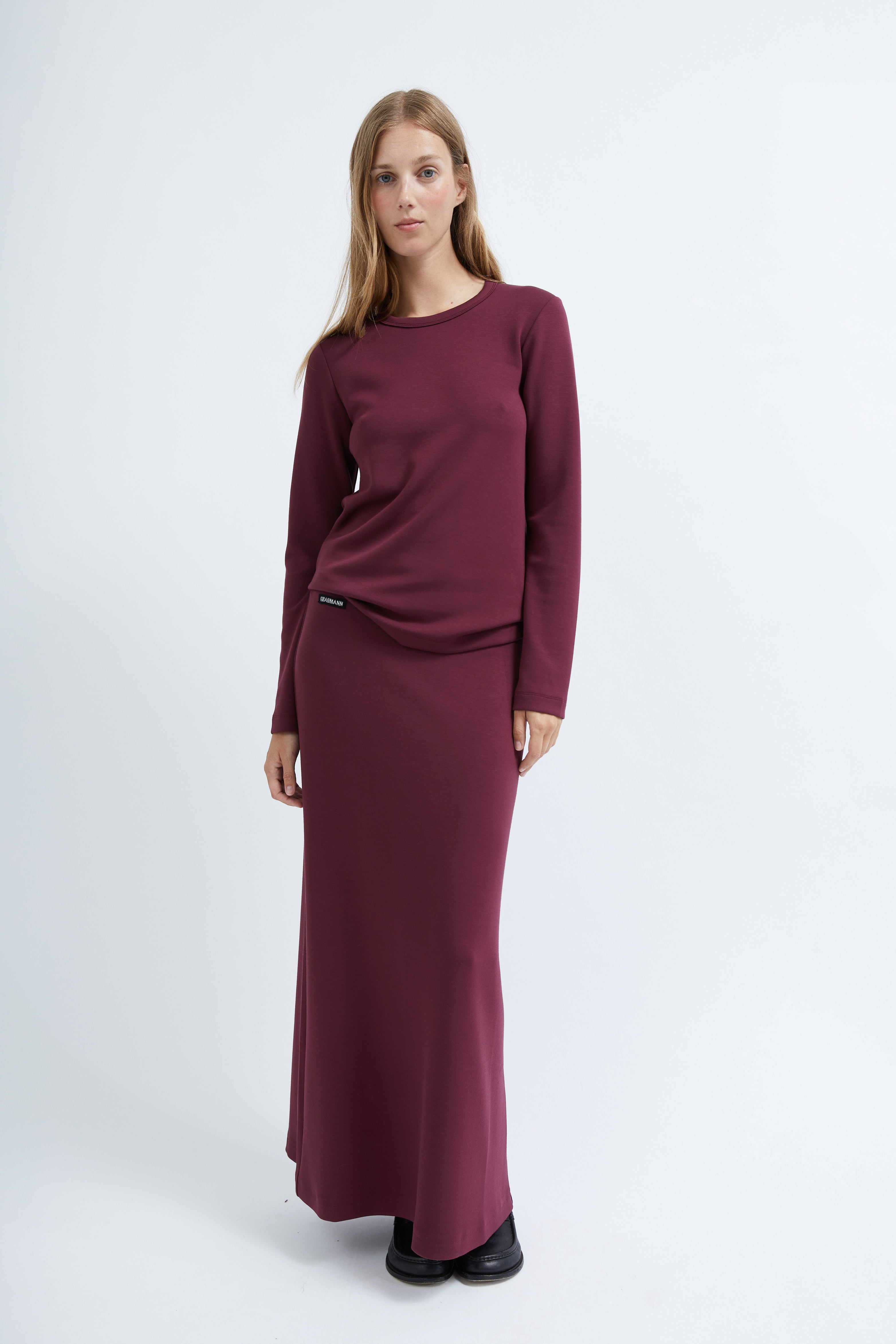 Olga shirt in Wine