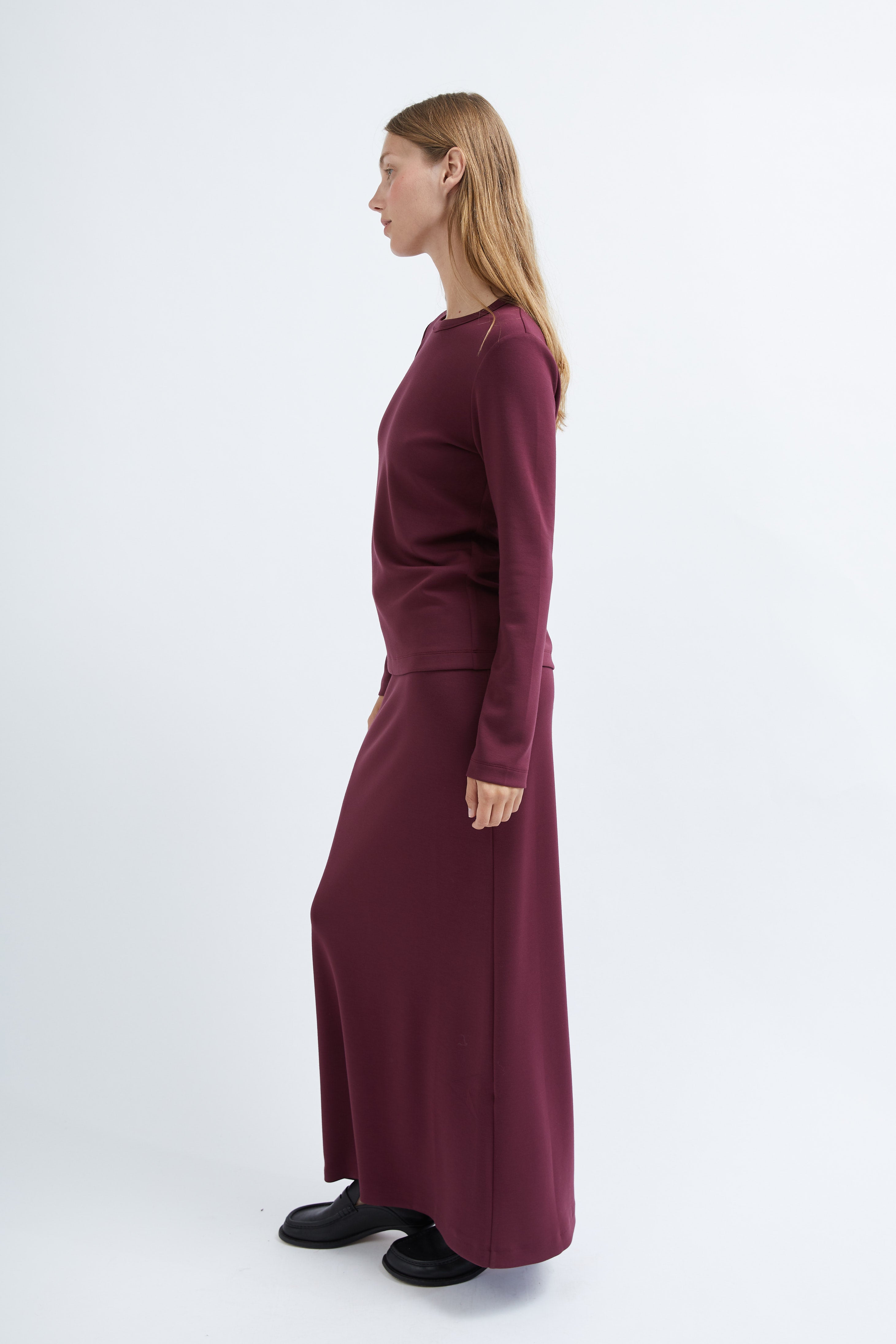 Olga shirt in Wine