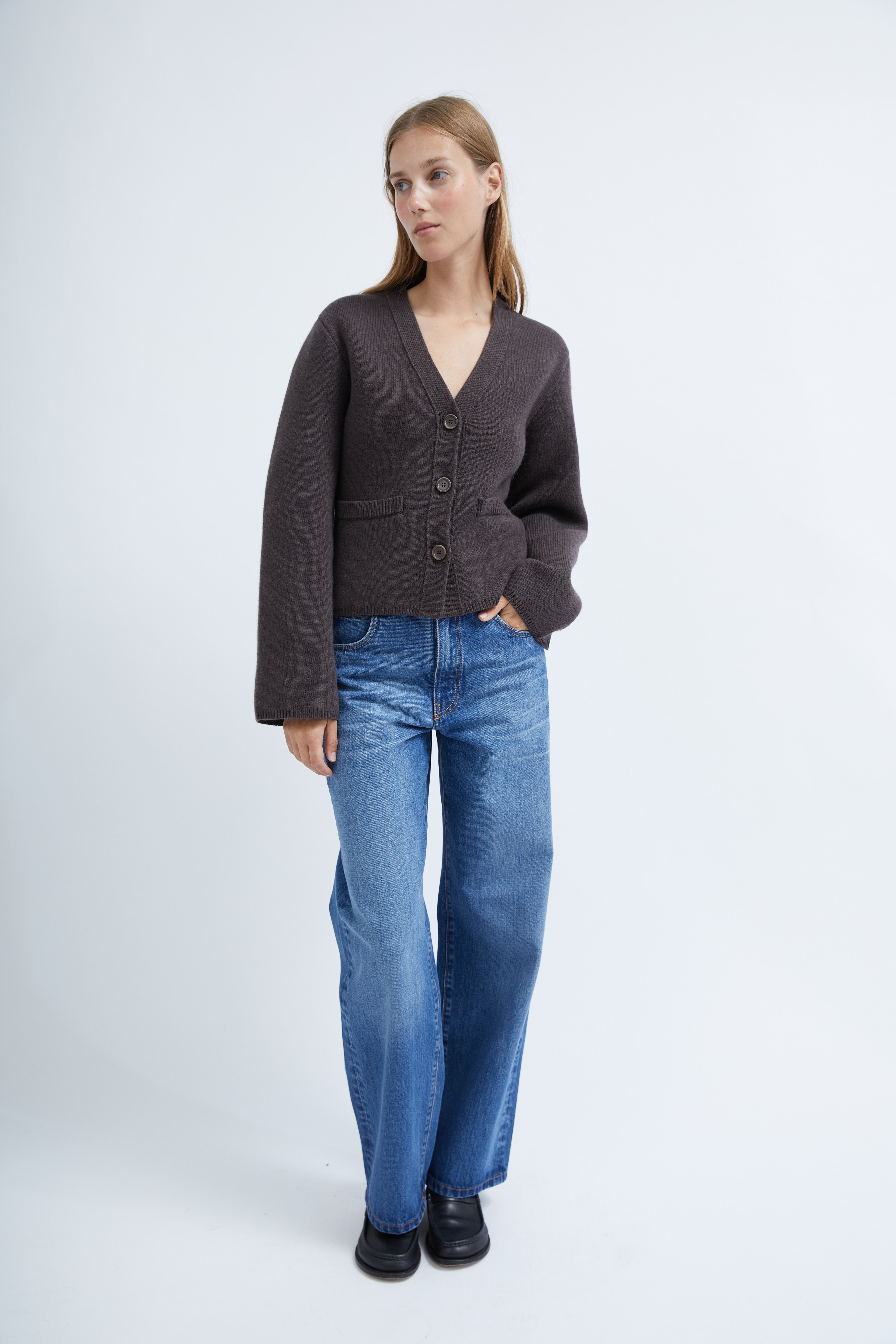 Greta cardigan in Brown