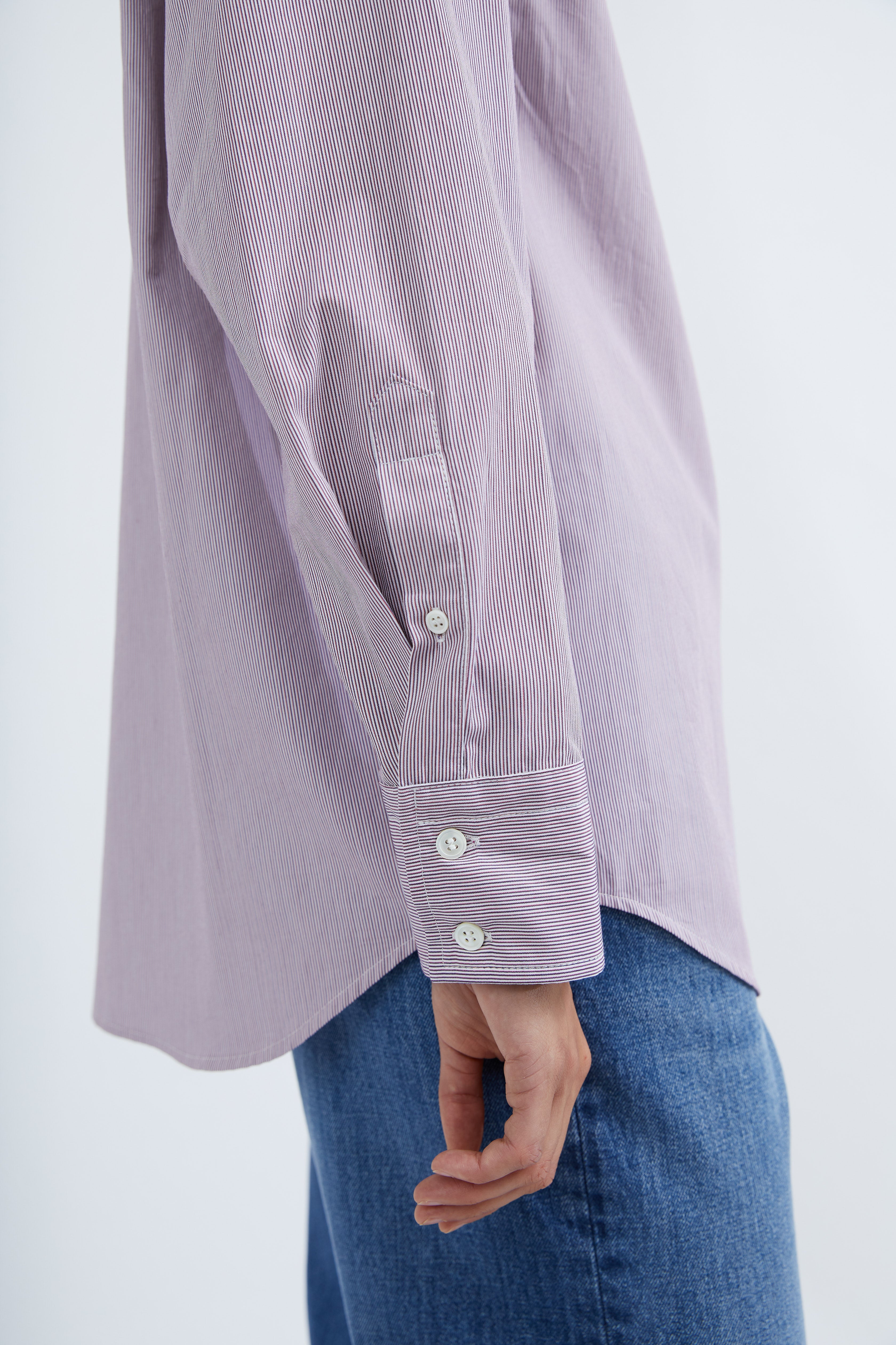 Naomi shirt in Petite stripe
