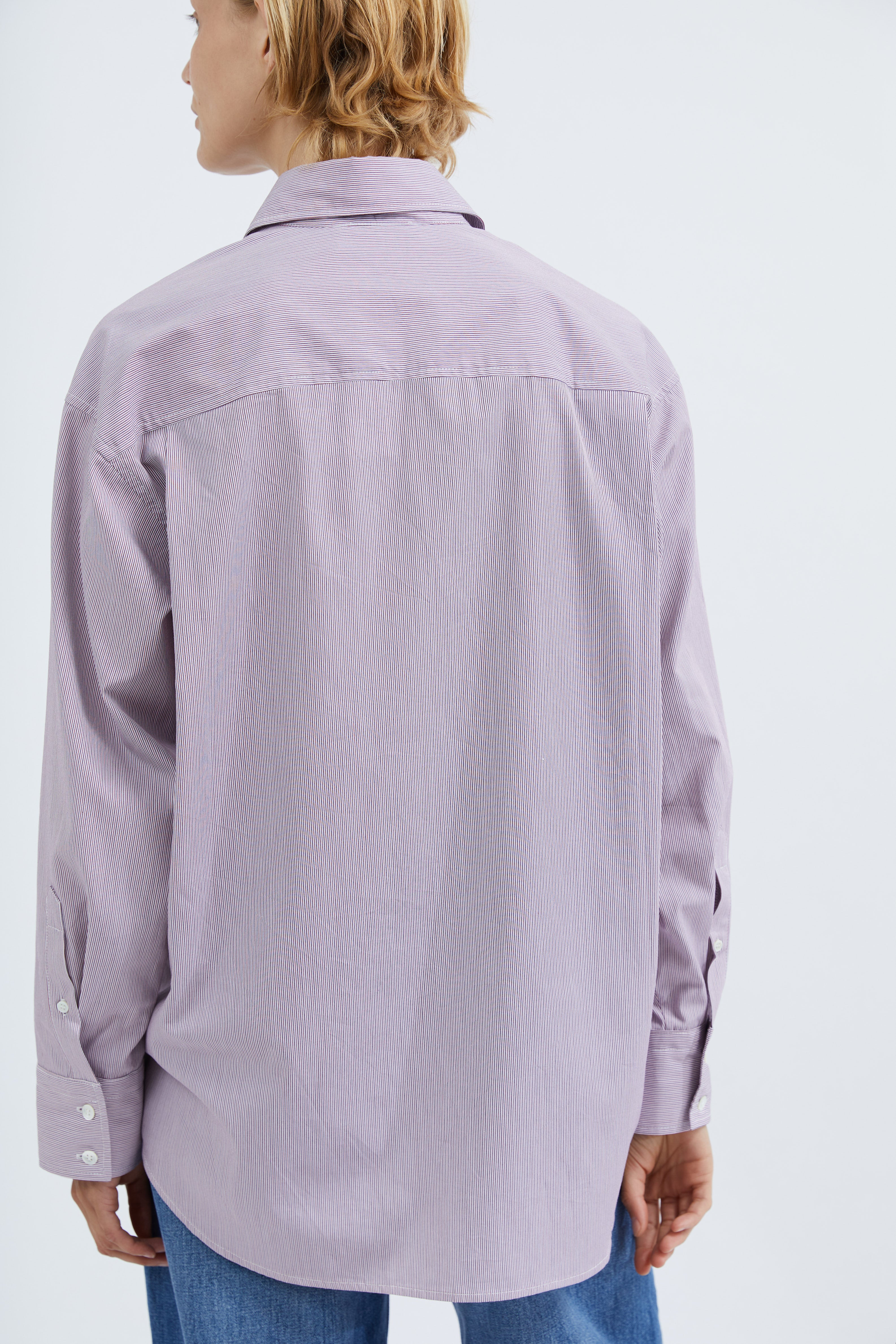 Naomi shirt in Petite stripe