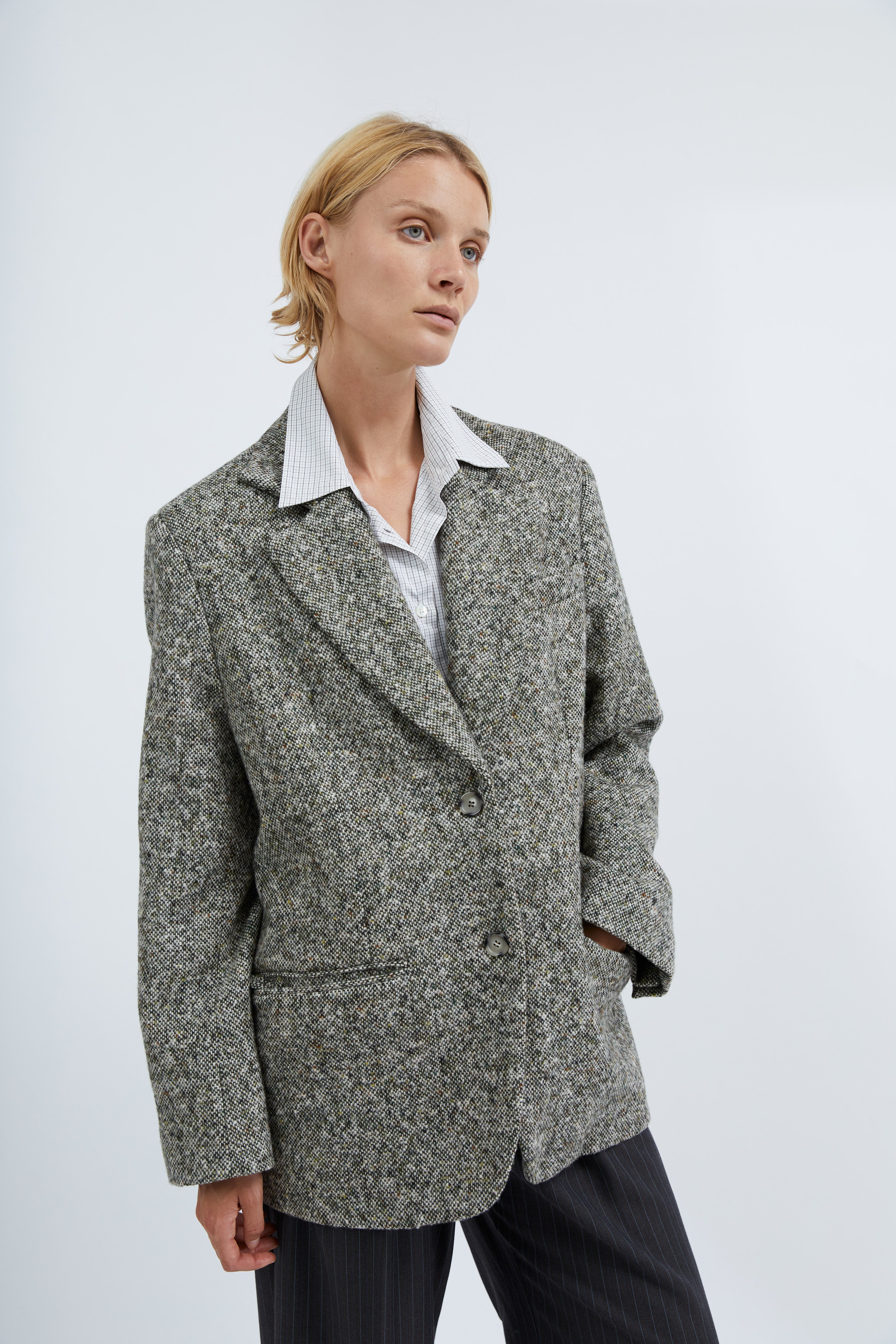 Katie jacket in woolen Twill