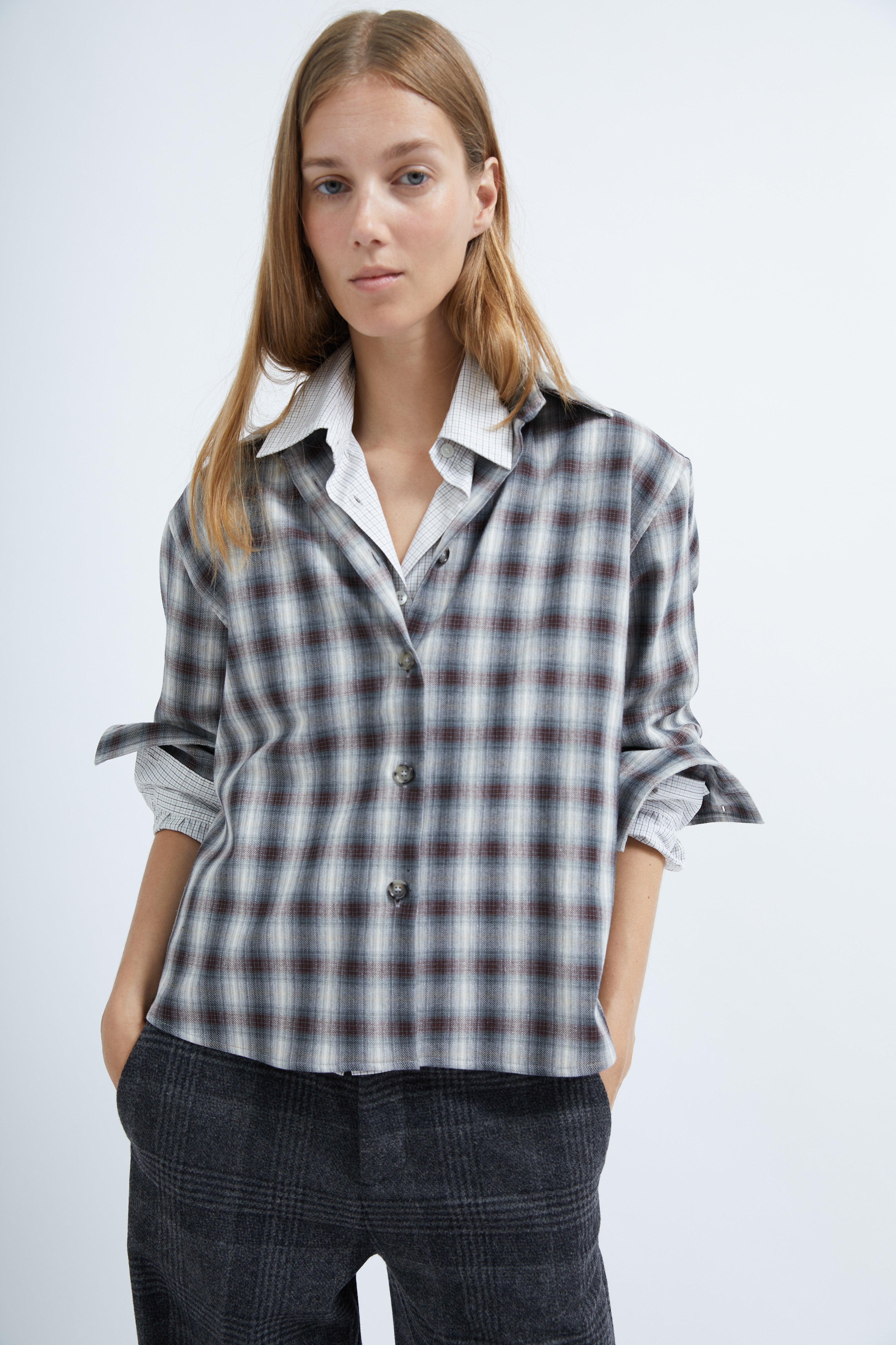 Selda shirt in Big check