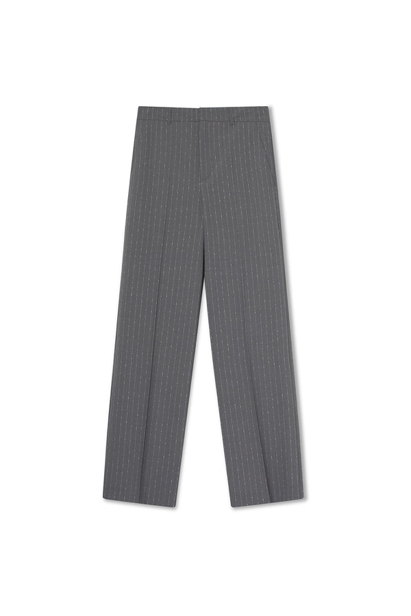 Selma Pants (Pin Stripe) - Cool Wool - Grey