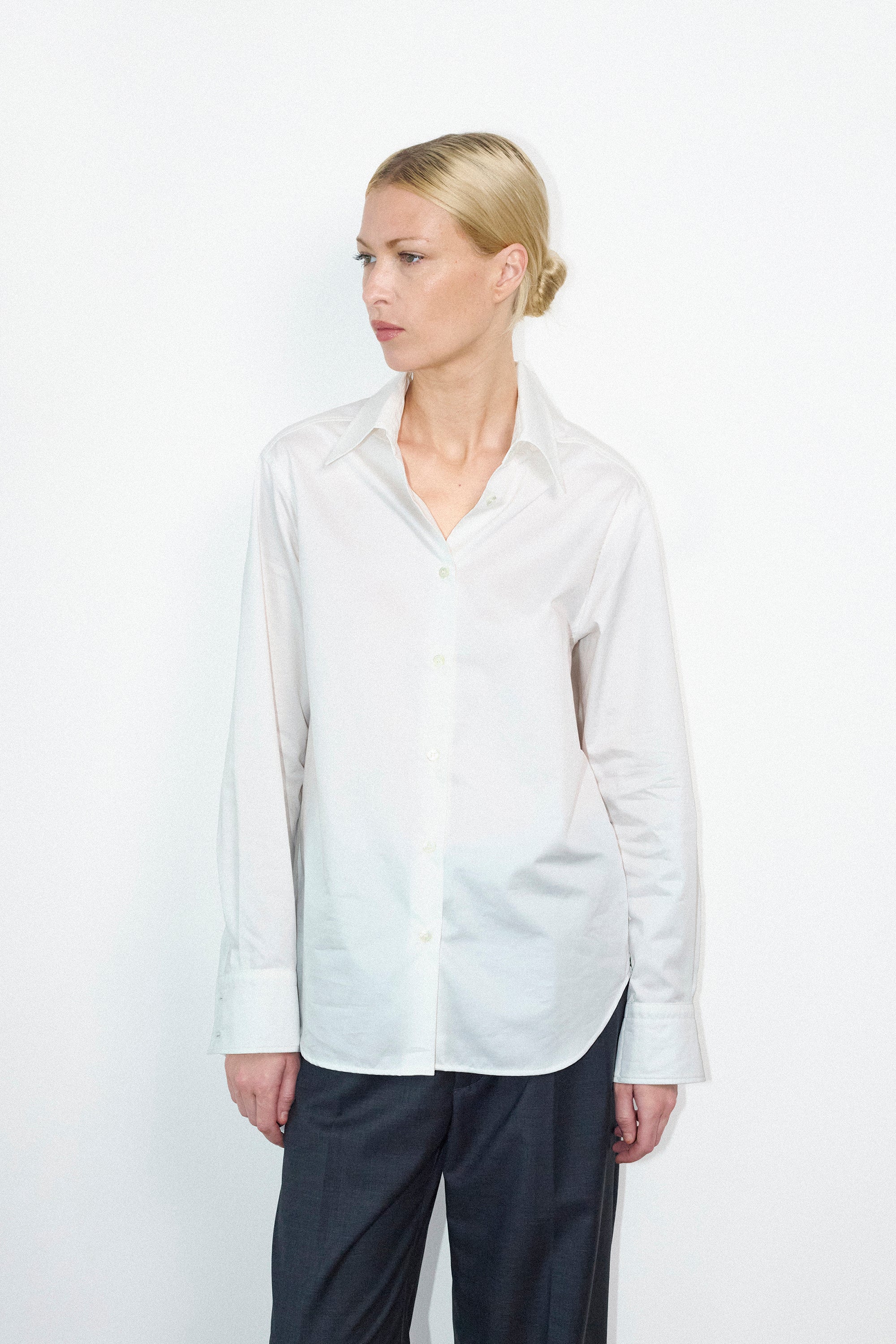 Rubi shirt in Off white cotton