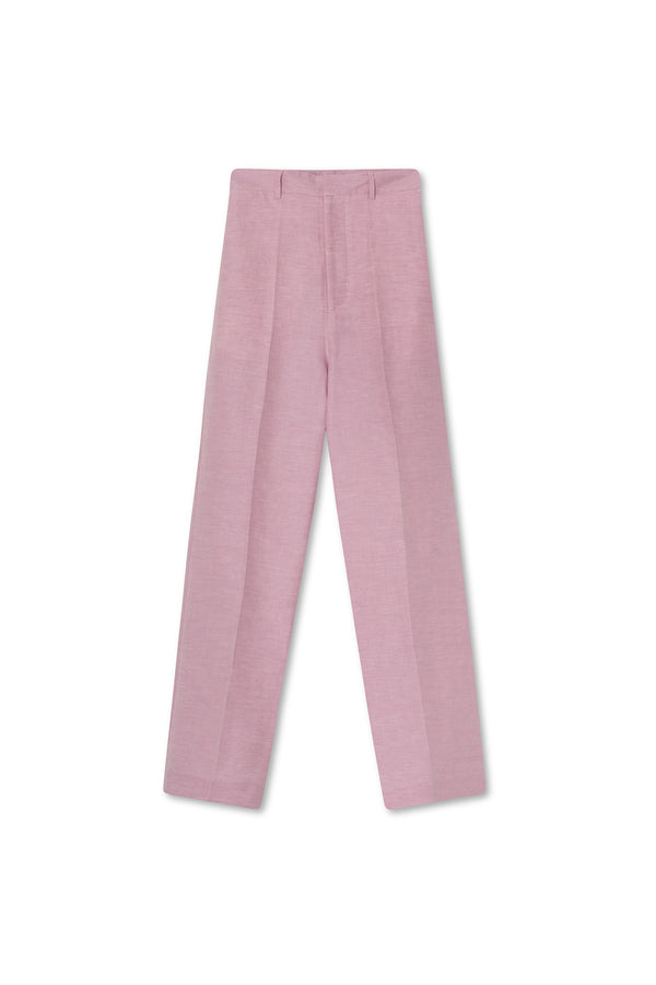 Laura Pants - Cotton Linen  - Pink