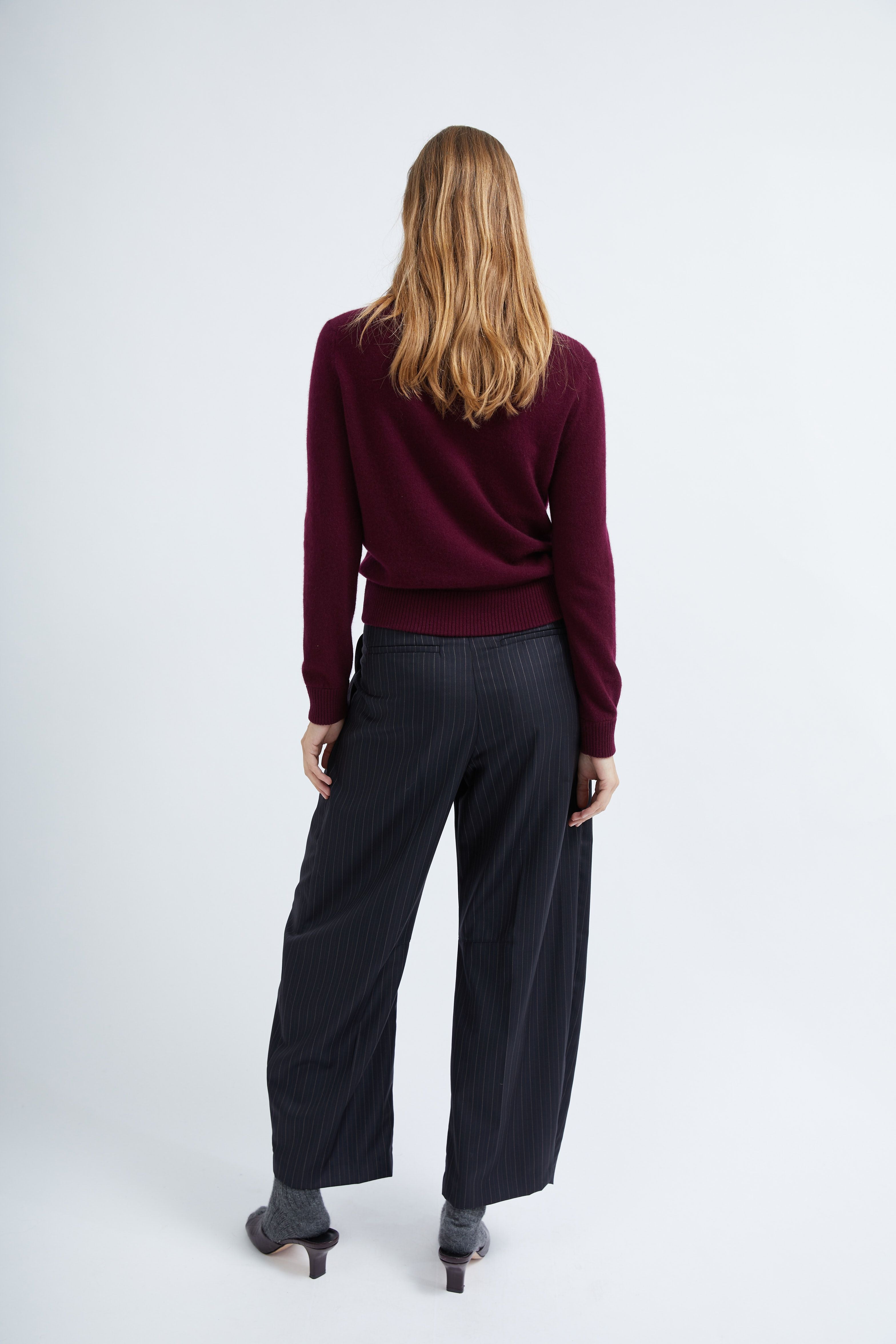 Coco cardigan in Wine