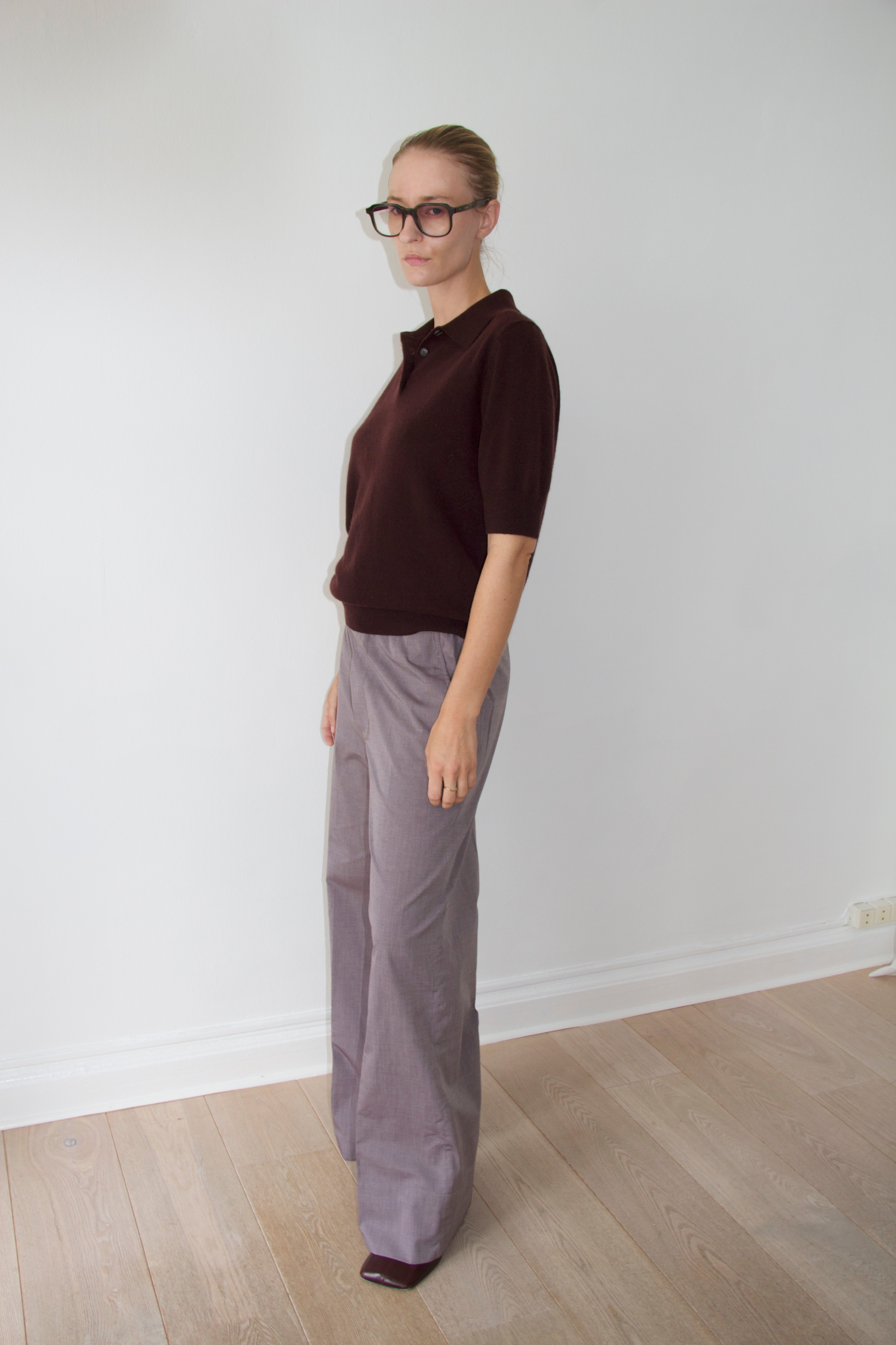Billie knit in Peruvian brown