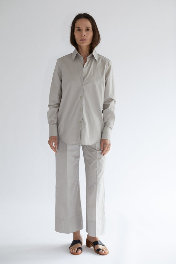 Suzie Shirt - Cotton - Grey