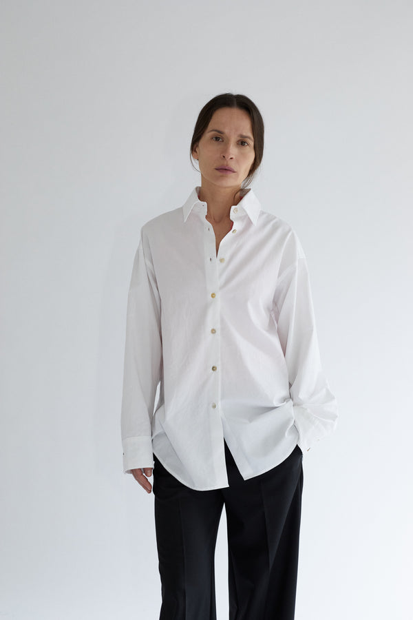 Naomi Shirt - Cotton - White
