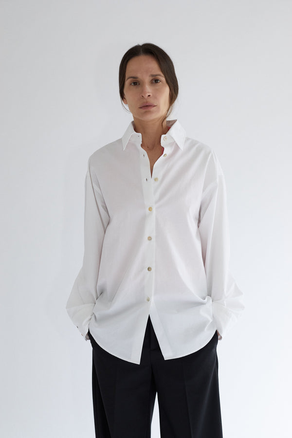 Naomi Shirt - Cotton - Grey