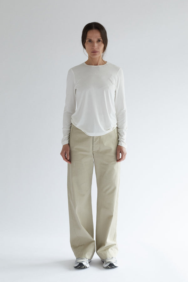 Lucie Pants - Cotton Twill - Grey