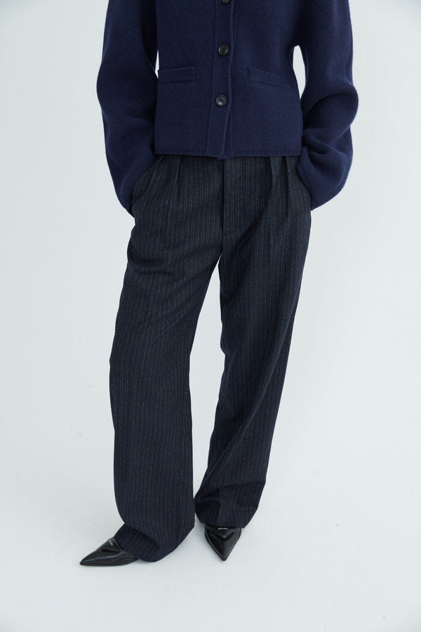 Lia Pants - Cool Wool  - Marine