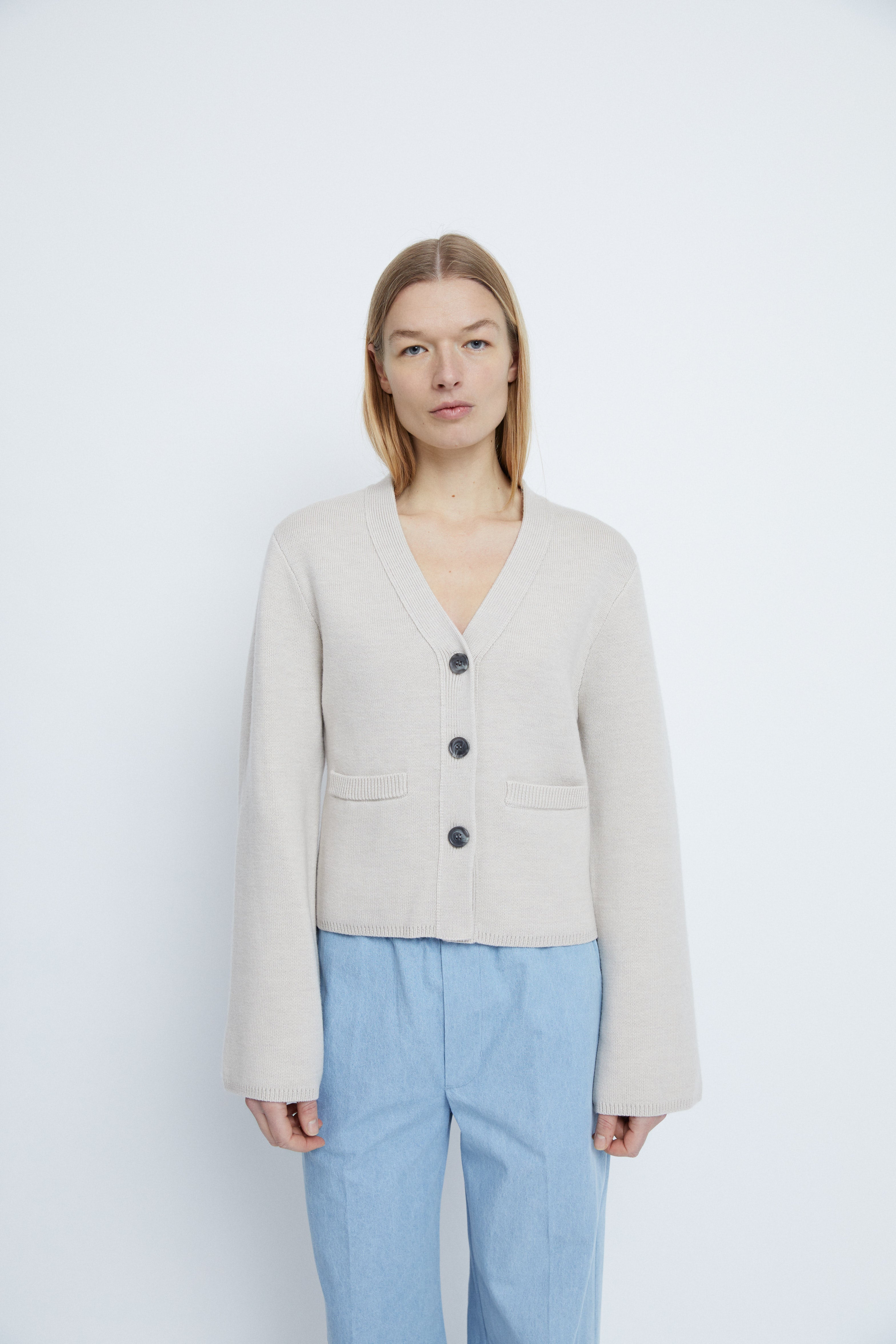 Greta Cardigan in Soft merino wool