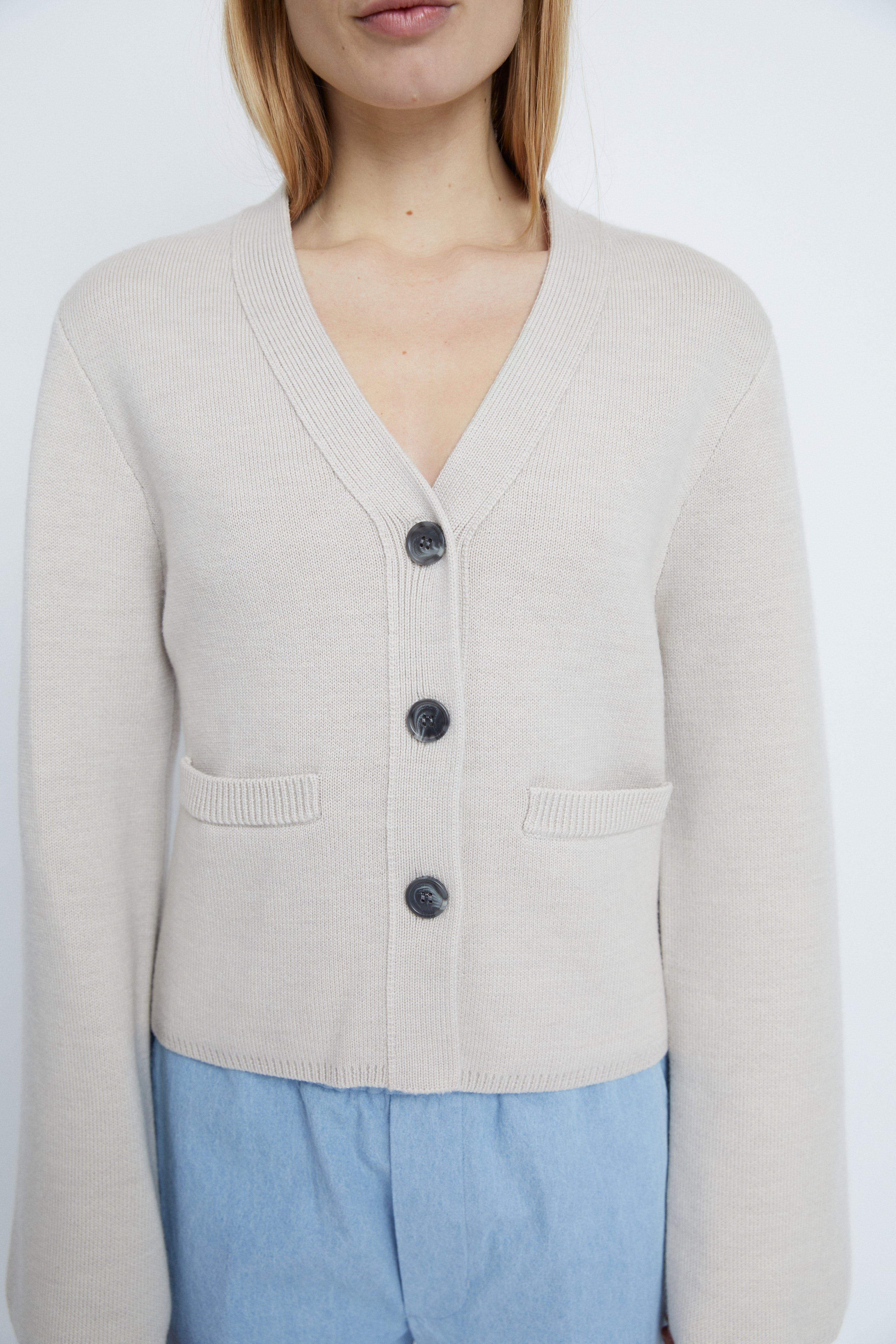 Greta Cardigan in Soft merino wool