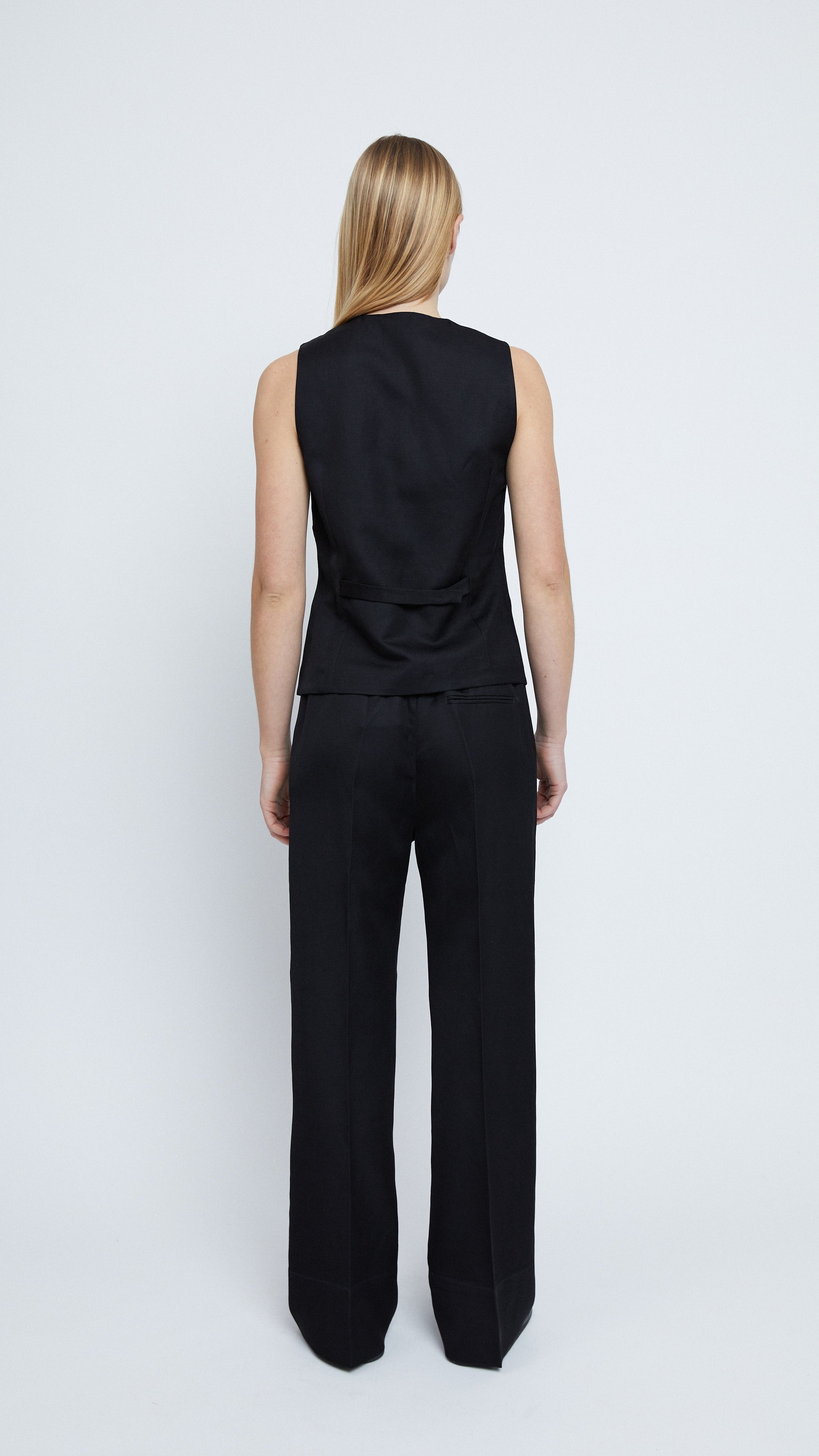 Dagmar waistcoat in Viscose linen