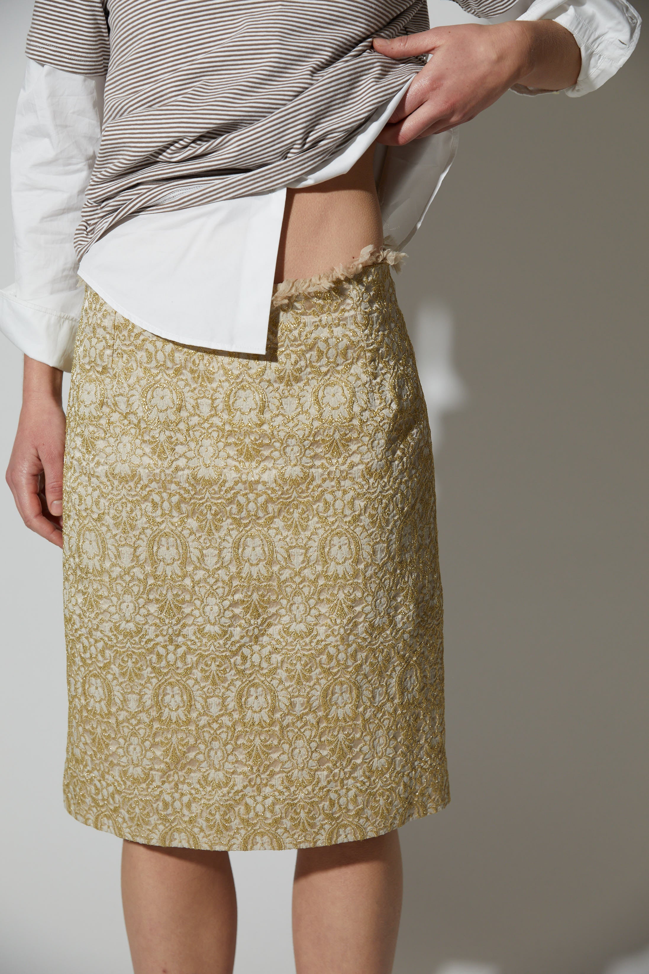 Vintage skirt in Gold