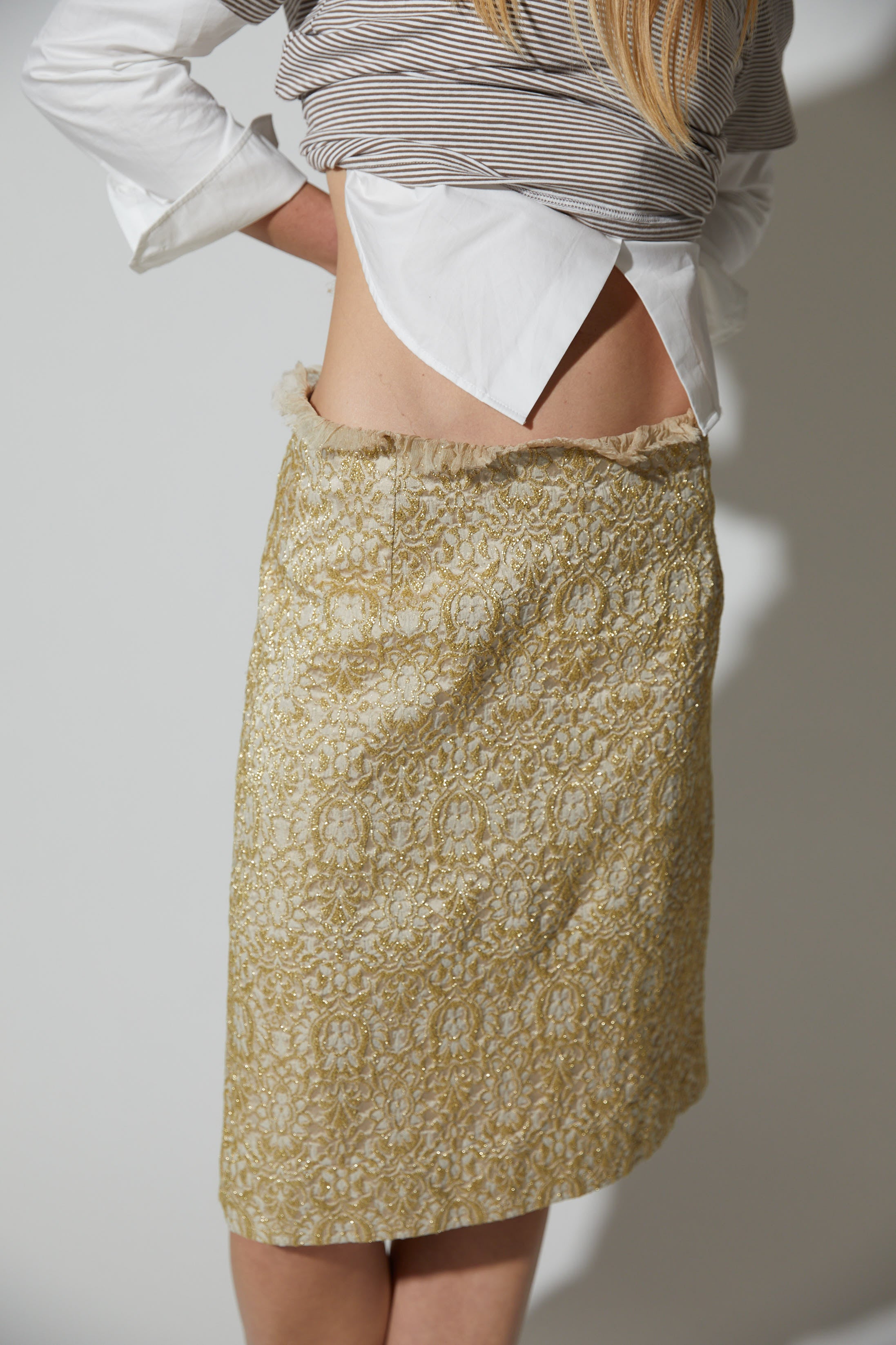 Vintage skirt in Gold