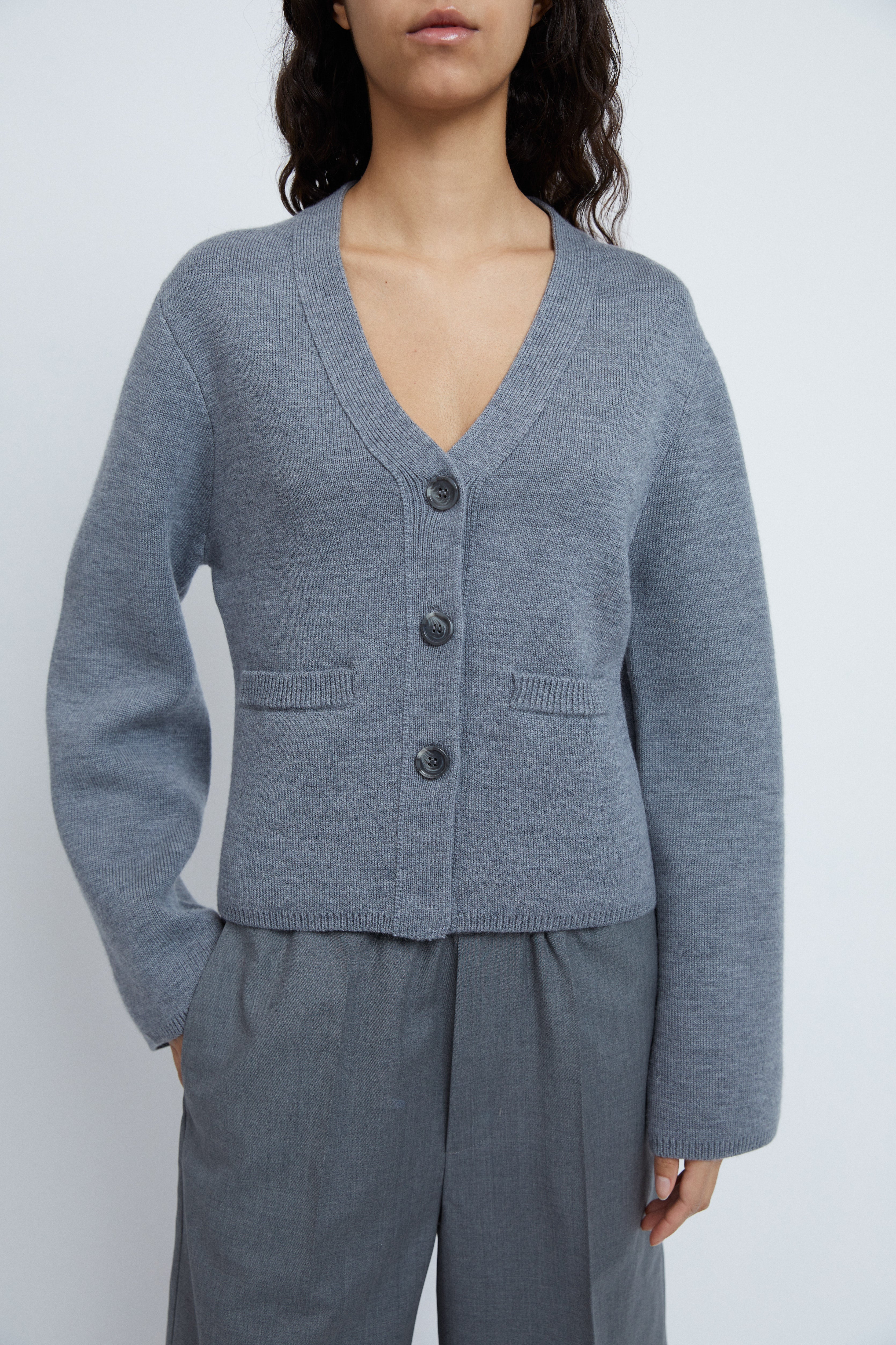 Greta Cardigan in Soft merino wool