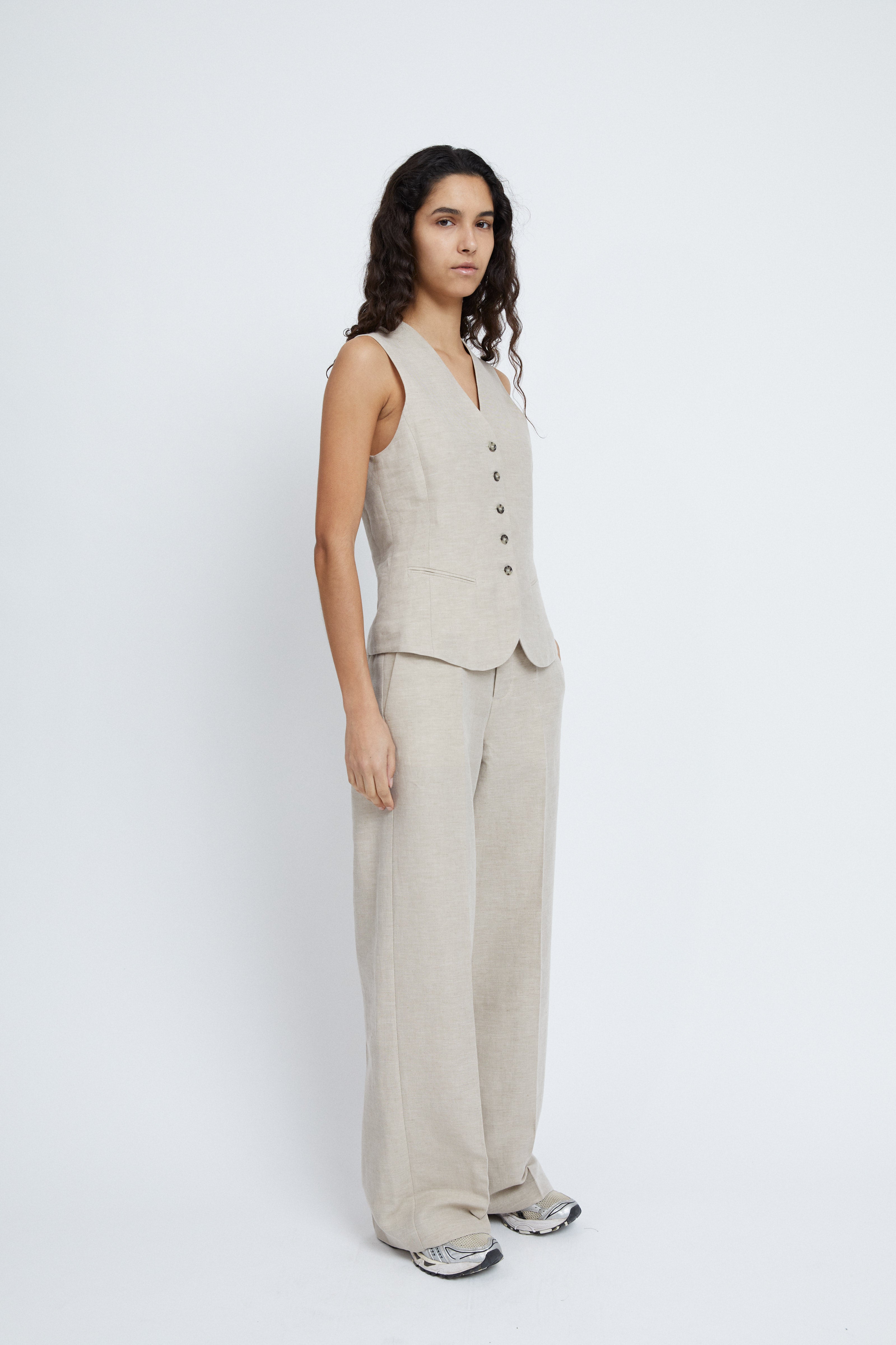 Dagmar waistcoat in Cotton linen