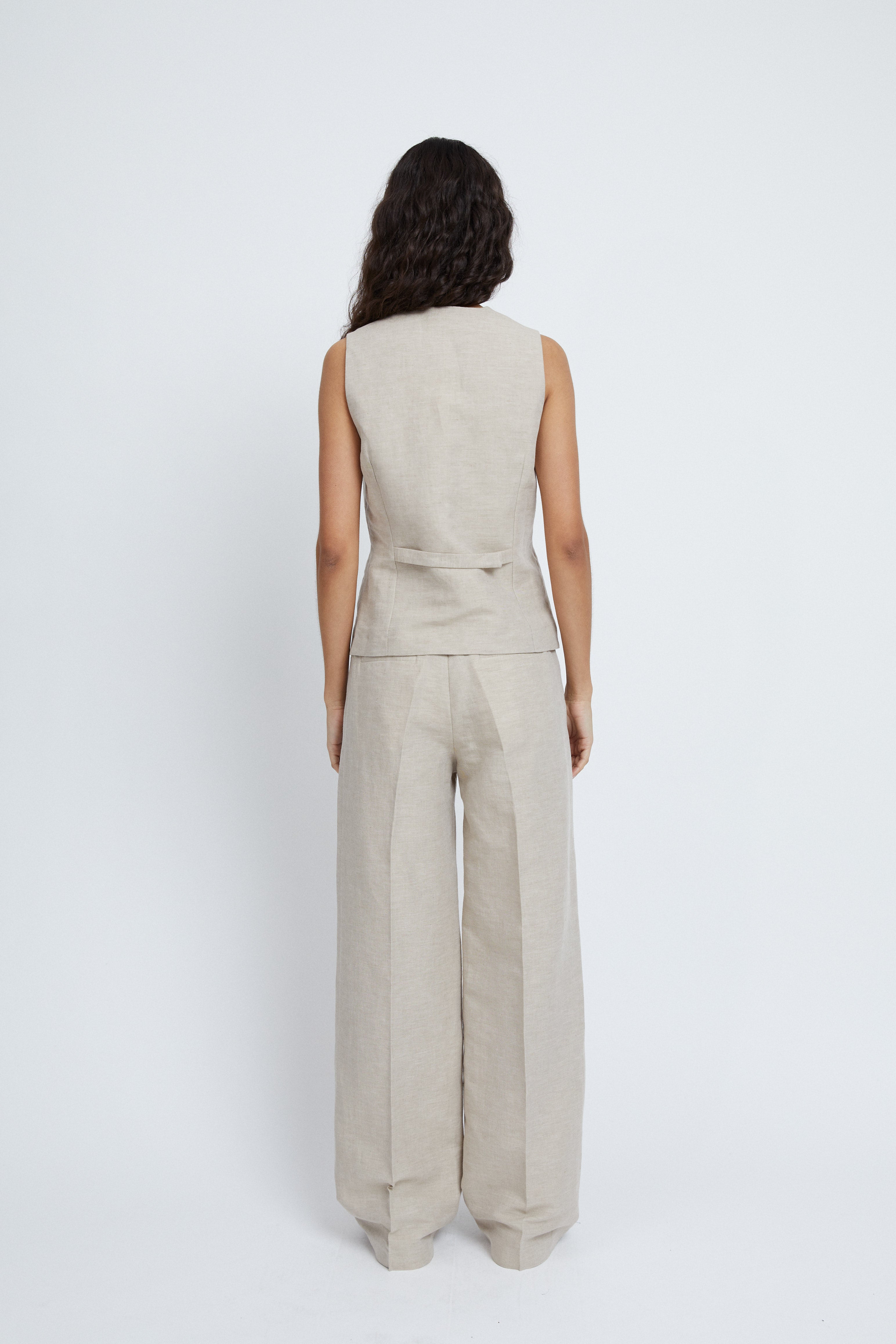 Selma Pants in Cotton Linen