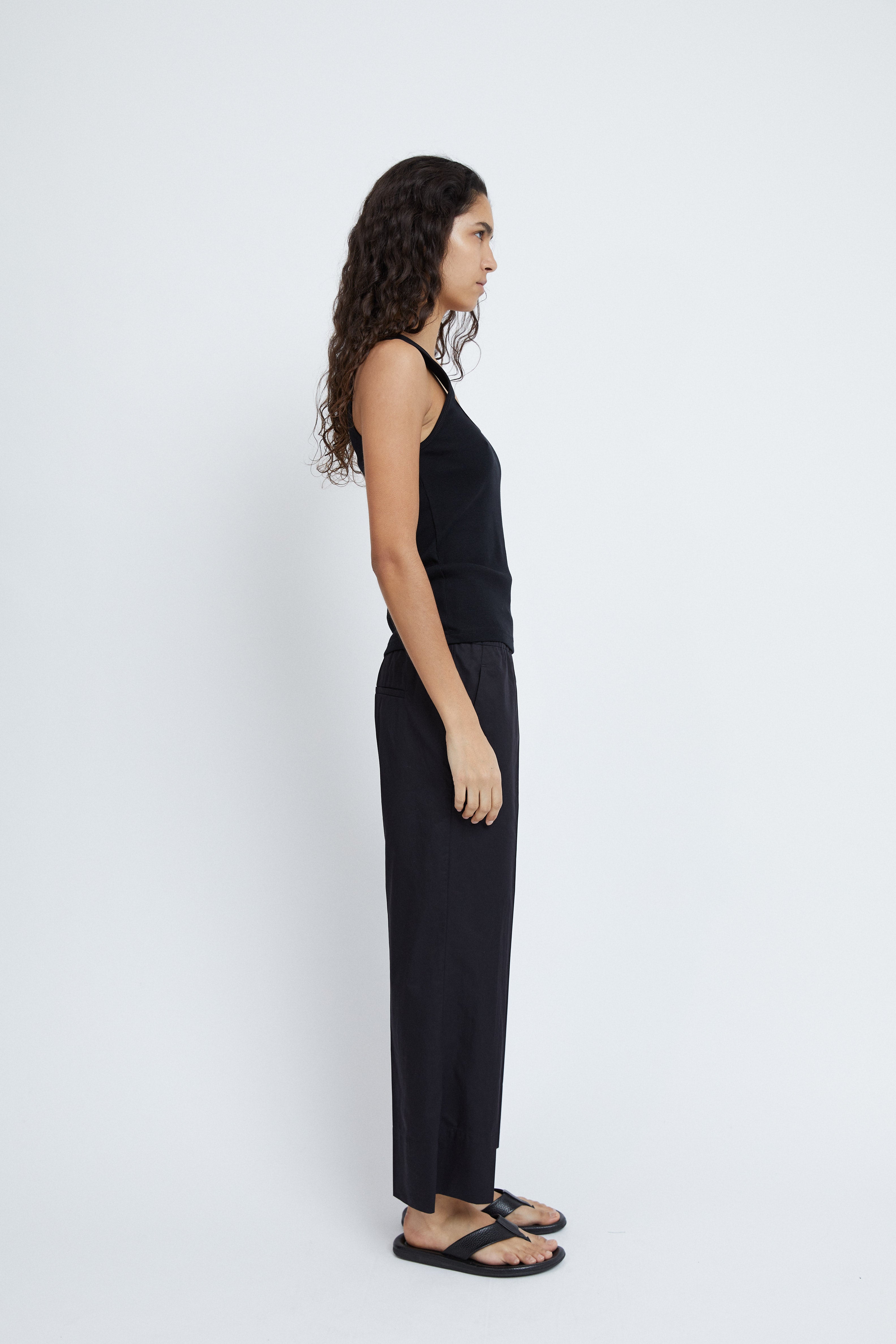 Abbi tank top in Organic cotton rib