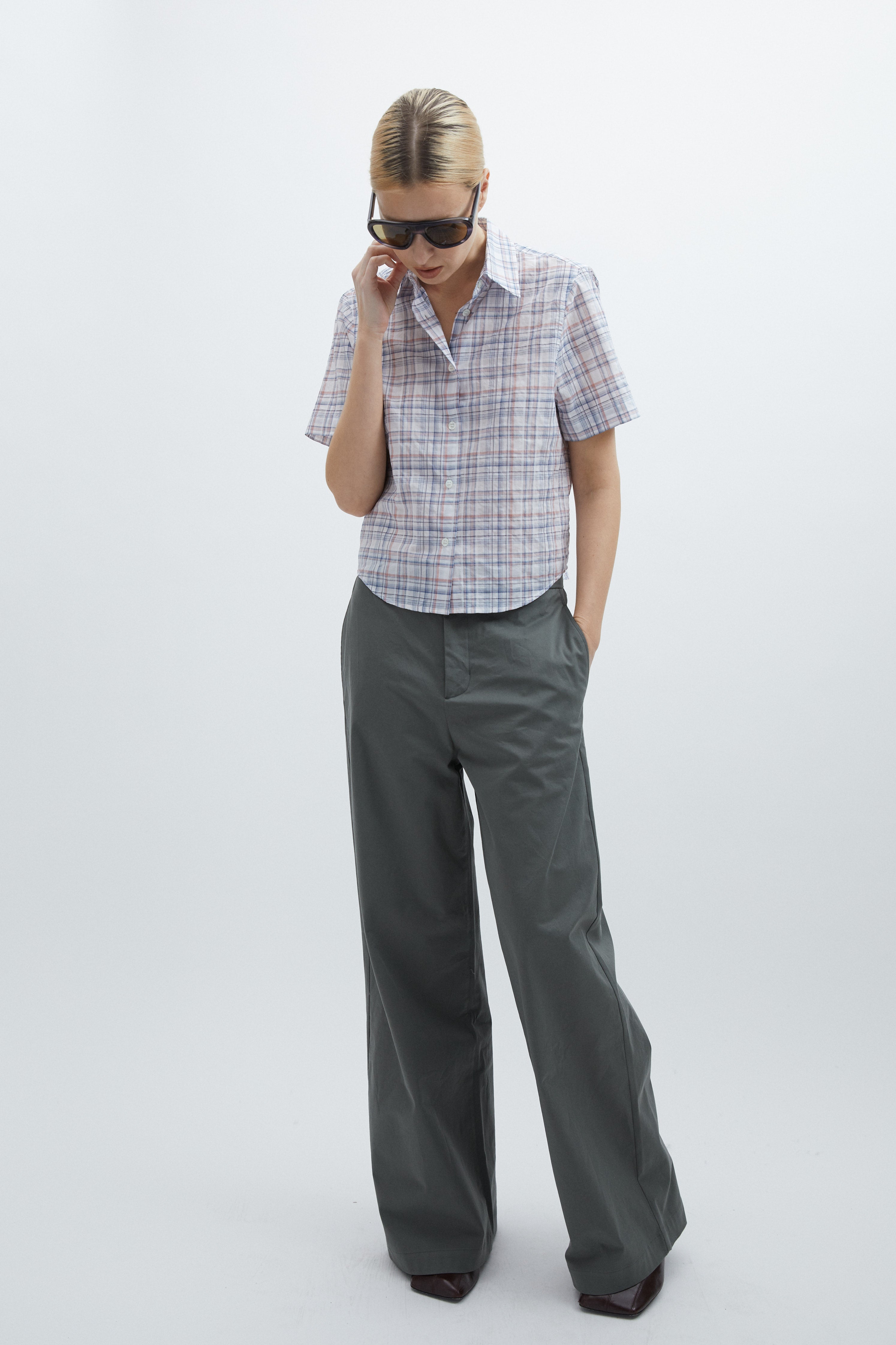 Liv pants in Khaki twill